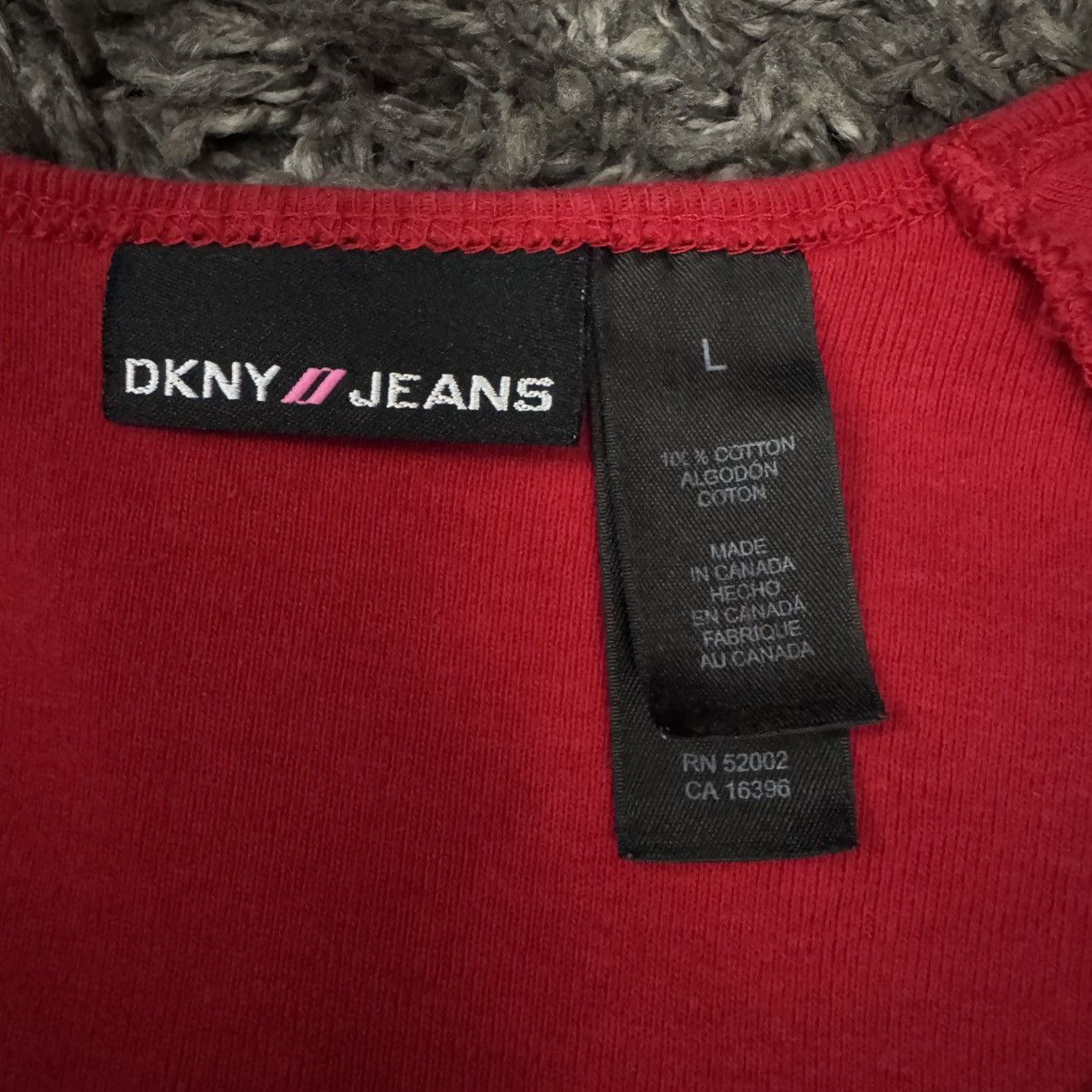 DKNY DKNY Jeans Rose Tee Size L / US 10 / IT 46 - 3 Thumbnail