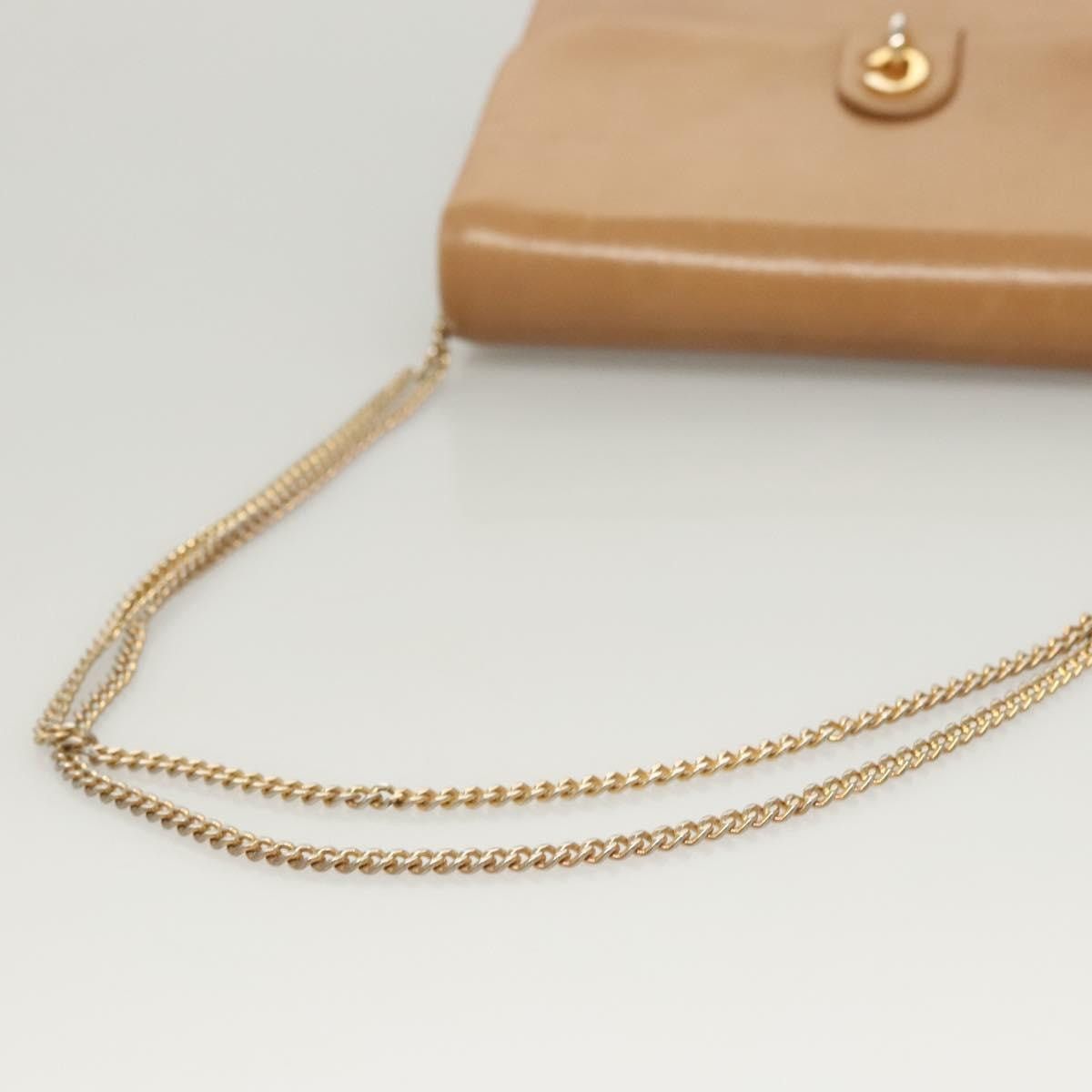 Dior DIOR Chain Shoulder Bag Leather Beige Gold Size ONE SIZE - 7 Thumbnail