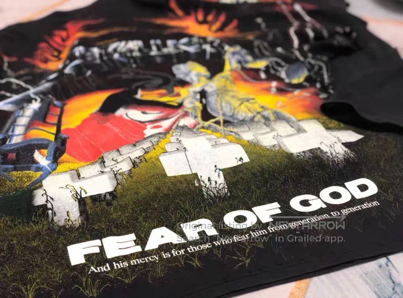 Vintage Vintage Metallica 1991 AOP Band Tee. Size US M / EU 48-50 / 2 - 7 Thumbnail