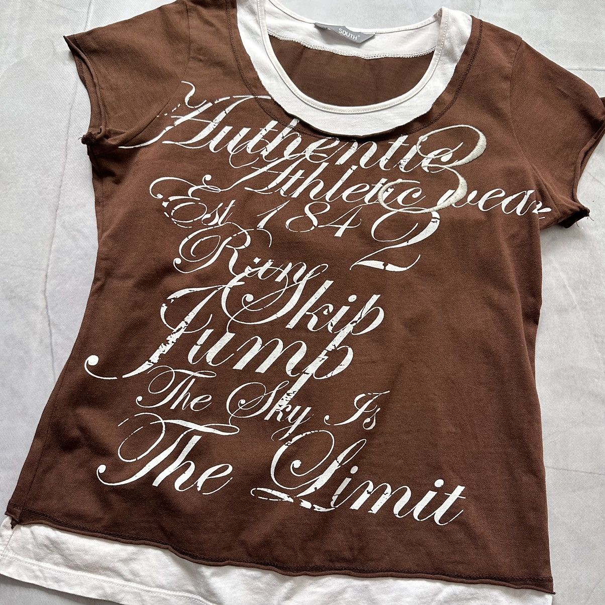Hysteric Glamour × Undercover Japan Poem T Shirt Double Layered Cop Copine Style Size M / US 6-8 / IT 42-44 - 9 Thumbnail
