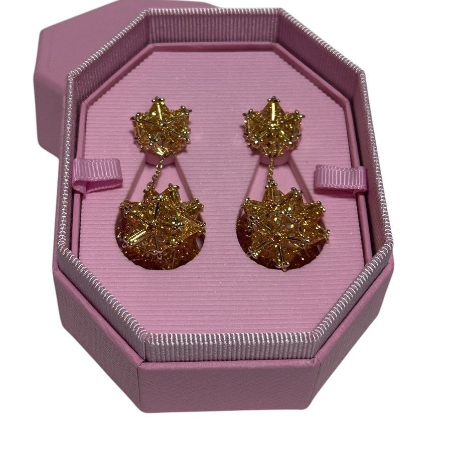 Swarovski Swarovski Curiosa drop earrings three-dimensional Geometric Size ONE SIZE - 3 Thumbnail