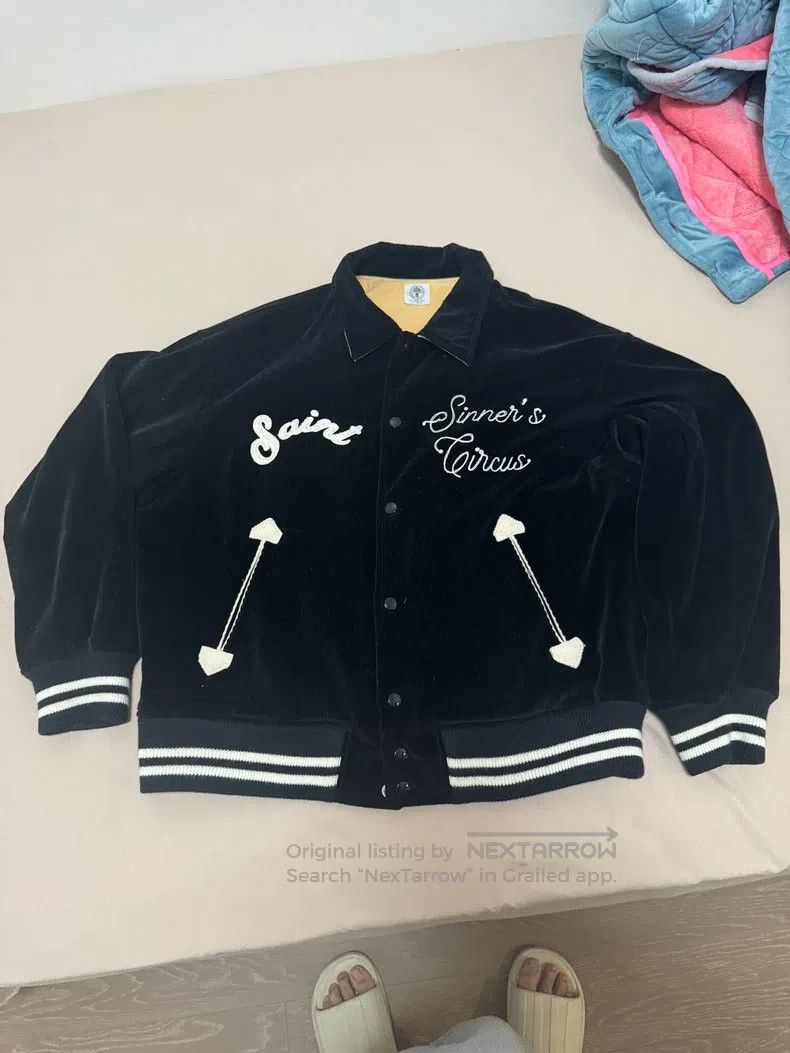 Saint Michael Saint Michael Embroidered corduroy jacket Size US M / EU 48-50 / 2 - 1 Thumbnail