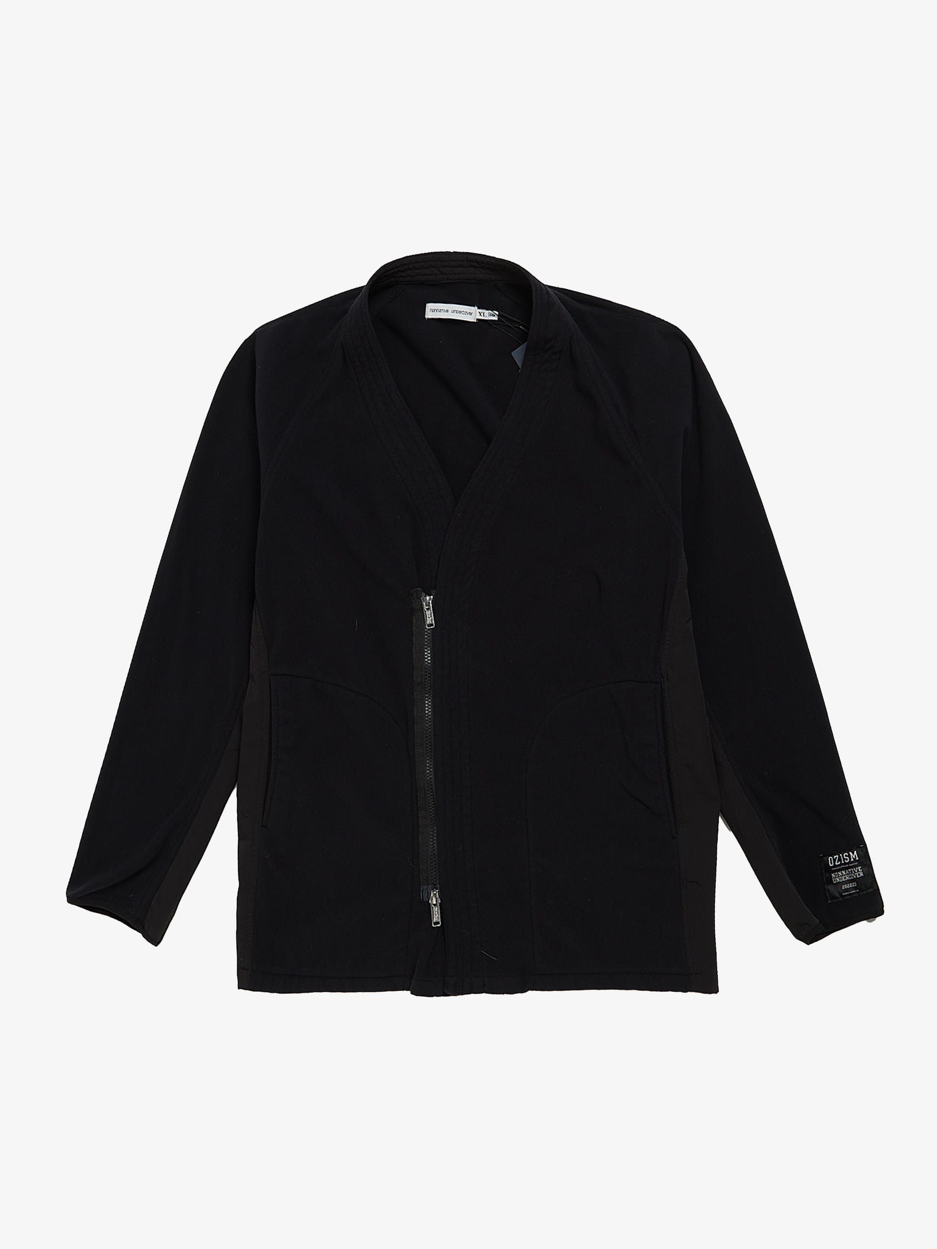 image of Undercover Black Monk Fleece Kimono Zipped Jacket, Men's (Size XL)