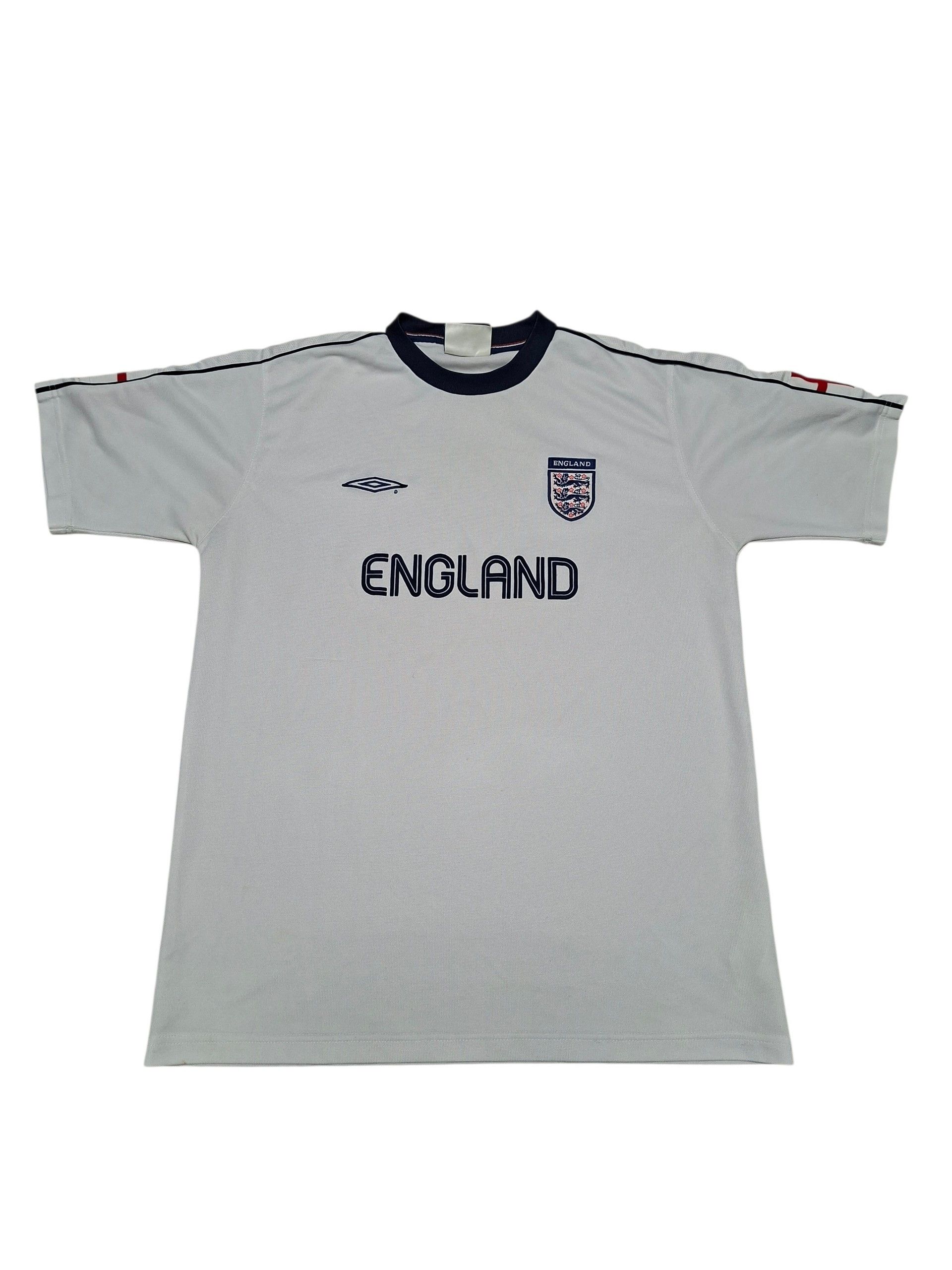 Umbro ENGLAND UMBRO VINTAGE BIG LOGO SOCCER JERSEY TEE Size US L / EU 52-54 / 3 - 1 Thumbnail