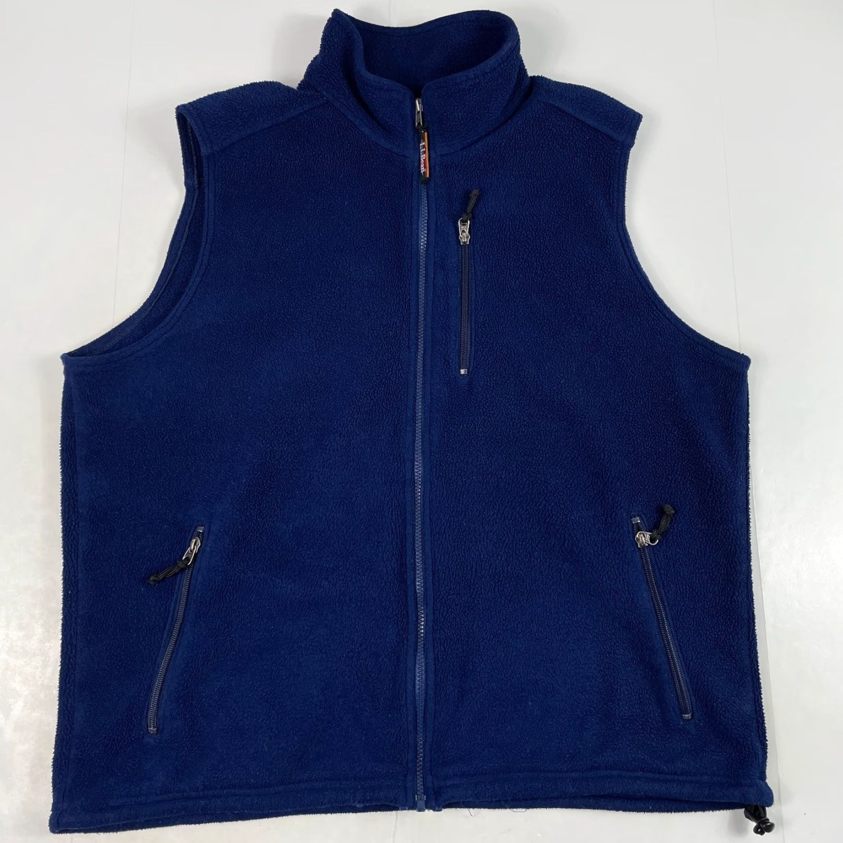 Vintage VINTAGE L.L. Bean Vest Mens XL Blue Fleece Stand-Up Collar Zip Full Zip Pockets Outdoor Hiking Camping Skiing Size US XL / EU 56 / 4 - 2 Thumbnail