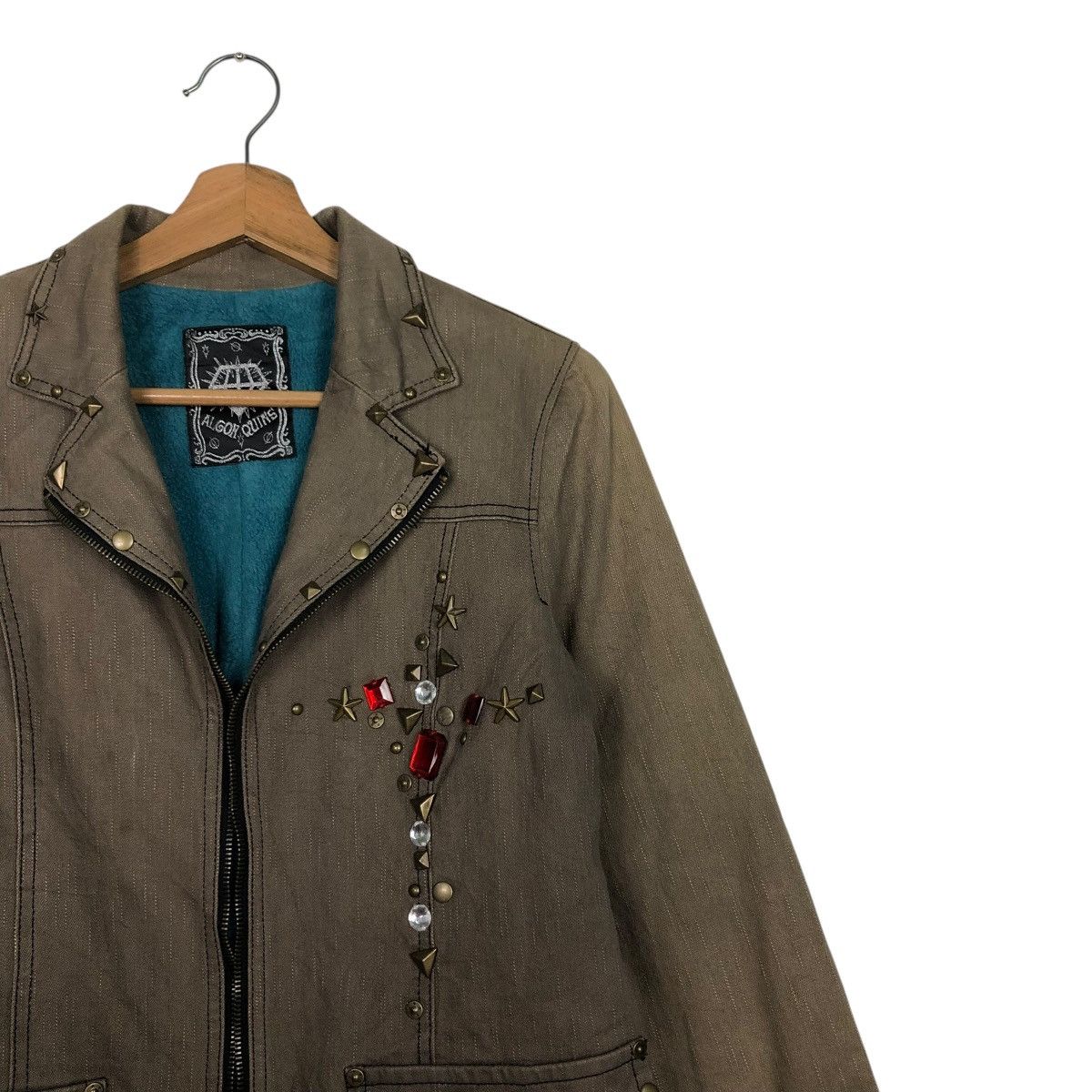 Japanese Brand 🔥CHORE BIKER JACKET ZIPPER ALGONQUINS HYSTERIC GLAMOUR Size US S / EU 44-46 / 1 - 8 Thumbnail