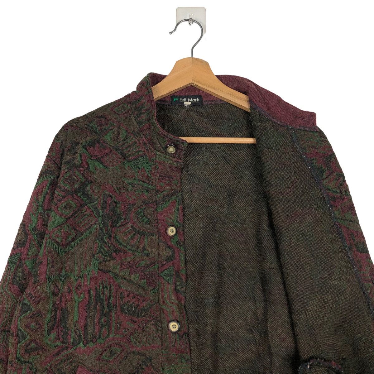 Hysteric Glamour Vintage Cardigan Button Bomber Jacket FullMark Issey Miyake Size US M / EU 48-50 / 2 - 12 Thumbnail
