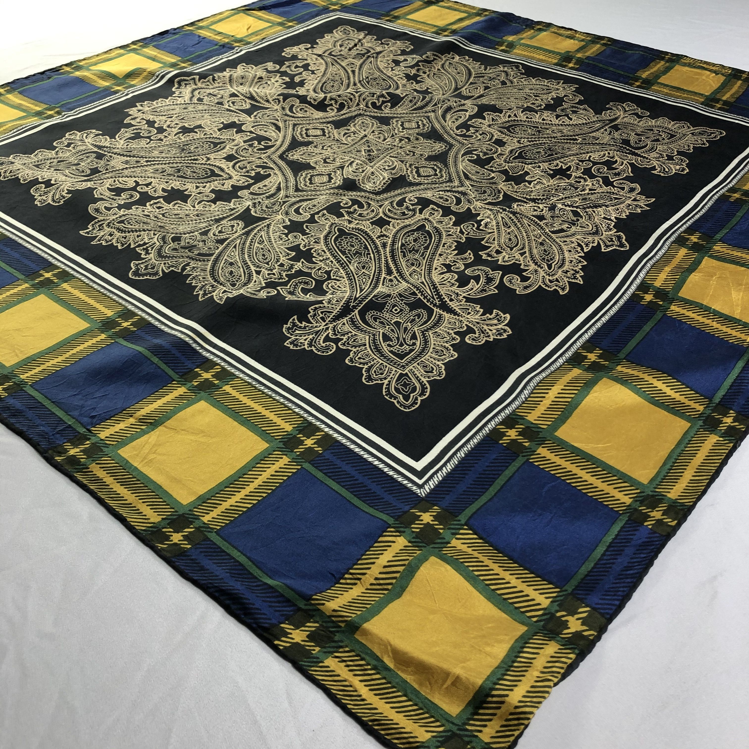 Vintage Vintage Silk Scarf Size ONE SIZE - 3 Thumbnail