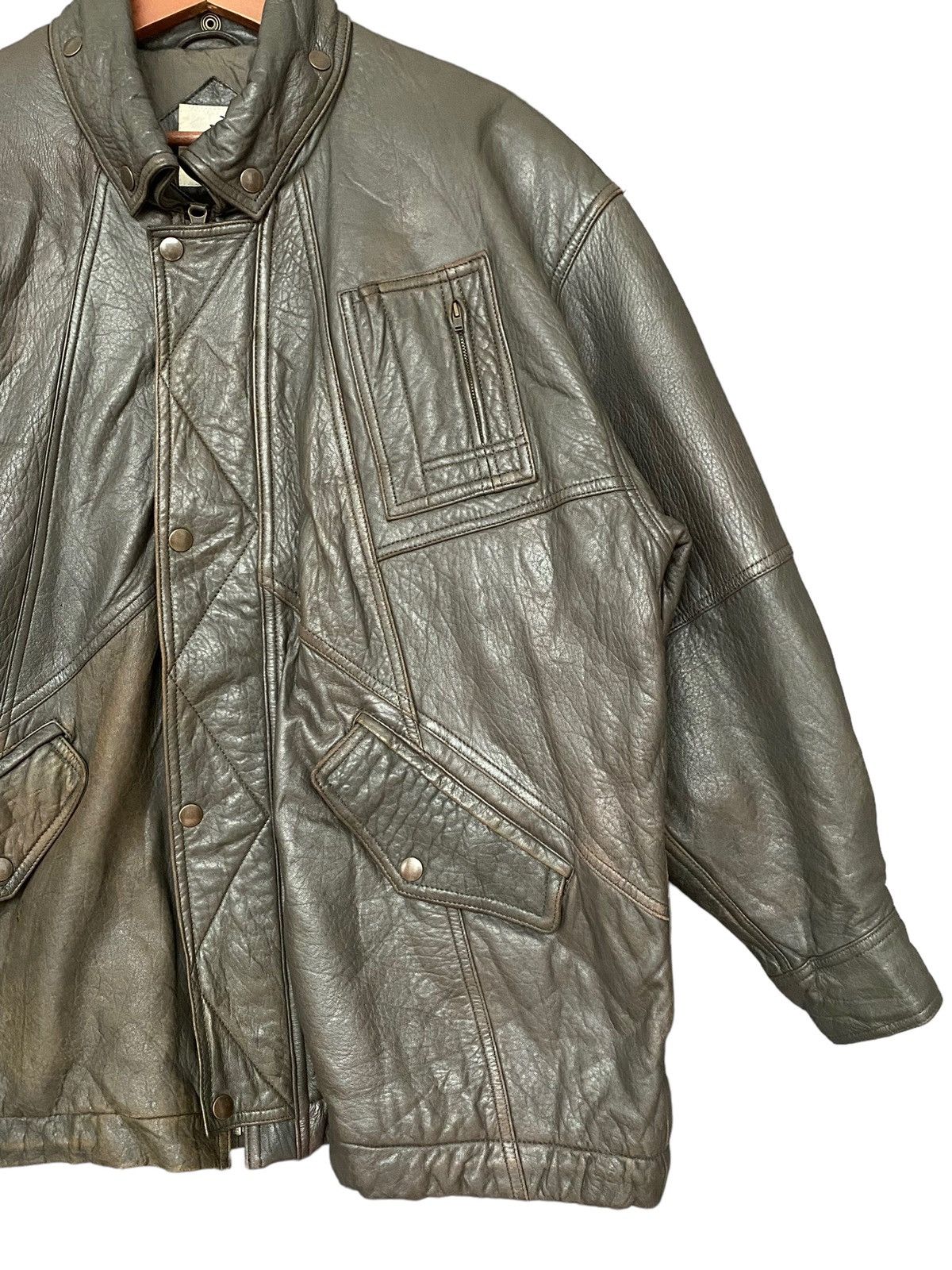 Hai Sporting Gear Vintage Brand Hai Sporting Gear Leather Jacket 1990s Size US M / EU 48-50 / 2 - 4 Thumbnail