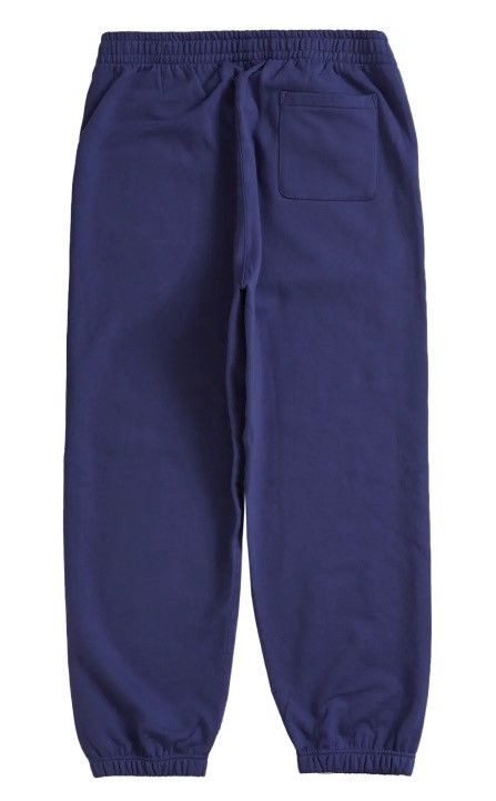 Supreme Supreme Satin Appliqué Sweatpants Washed Navy/Purple Size US 32 / EU 48 - 5 Thumbnail
