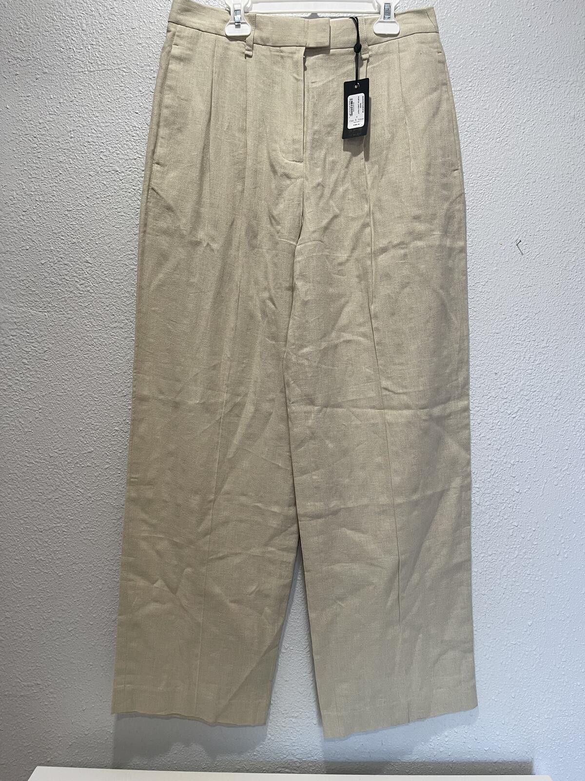 Rag & Bone rag & bone Beige Wide-Leg Linen Blend Pants Size 27" / US 4 / IT 40 - 1 Thumbnail