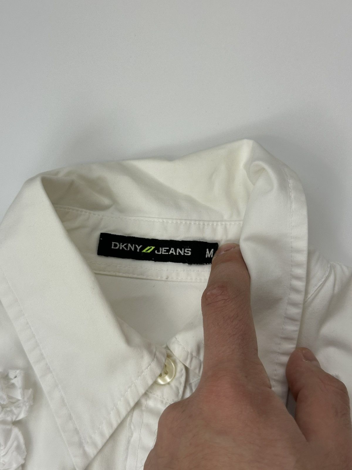 DKNY DKNY Dress Shirt White Size M / US 6-8 / IT 42-44 - 7 Thumbnail