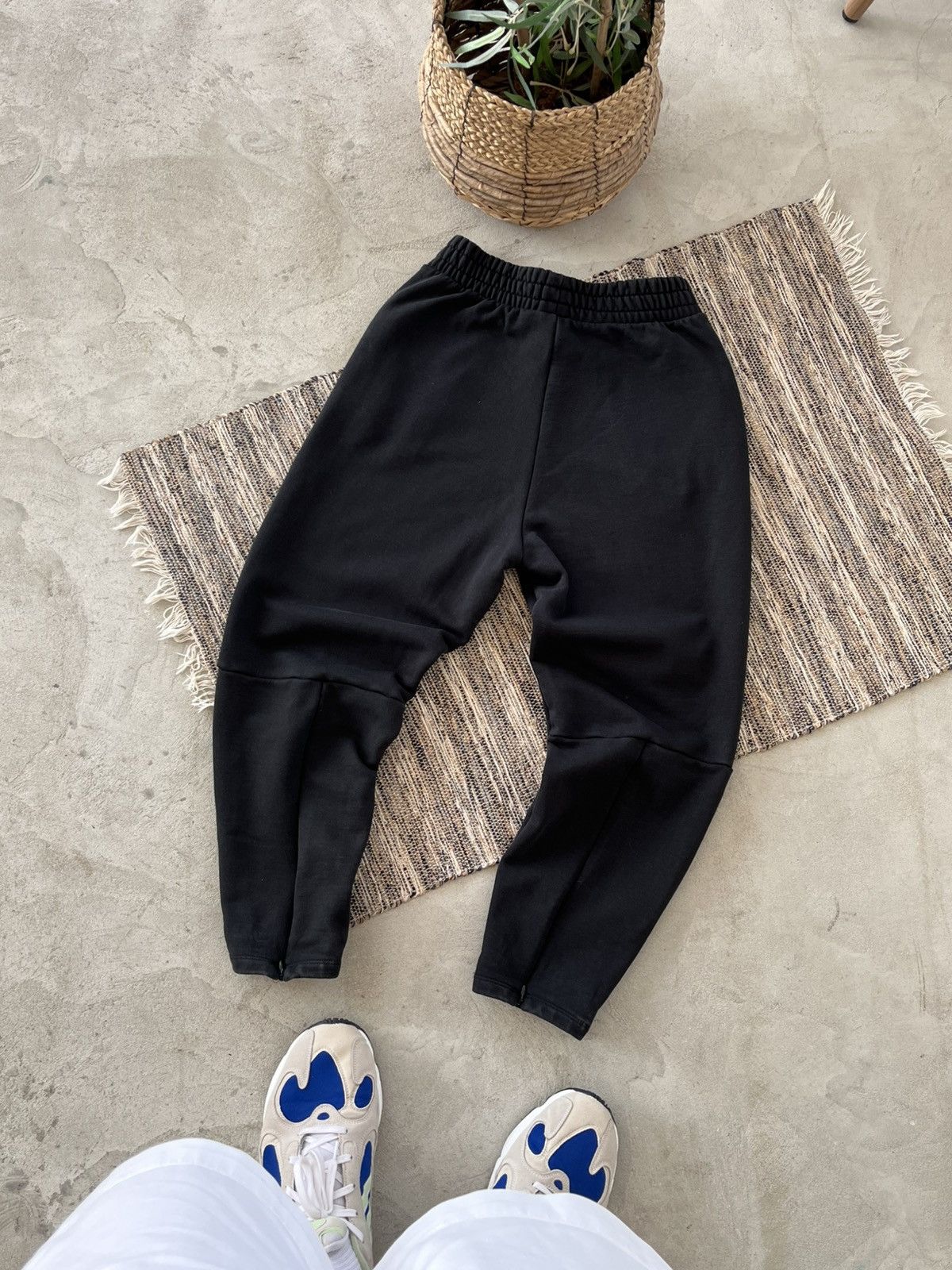 Adidas × Vintage Vintage Adidas Sweatpants Black Y2K Baggy Fit Rare pants Size 32" / US 10 / IT 46 - 2 Thumbnail
