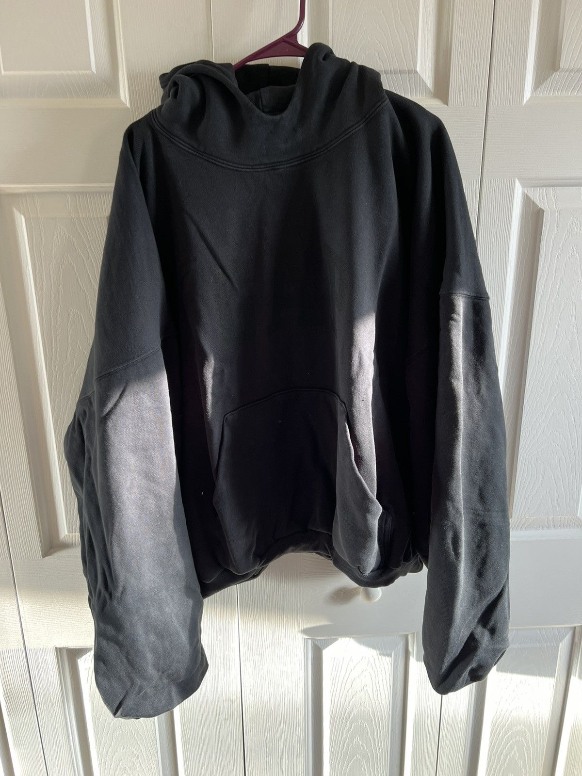 Balenciaga × Gap × Yeezy Imperfect Washed Black YZY Yeezy Gap Balenciaga Dove Hoodie Size US L / EU 52-54 / 3 - 5 Thumbnail