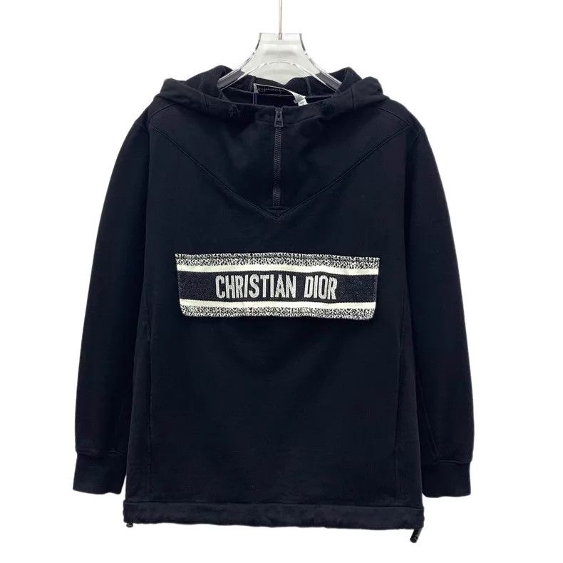 Dior Dior Black star plate jungle print cotton hooded semi-zipp Size S / US 4 / IT 40 - 1 Thumbnail