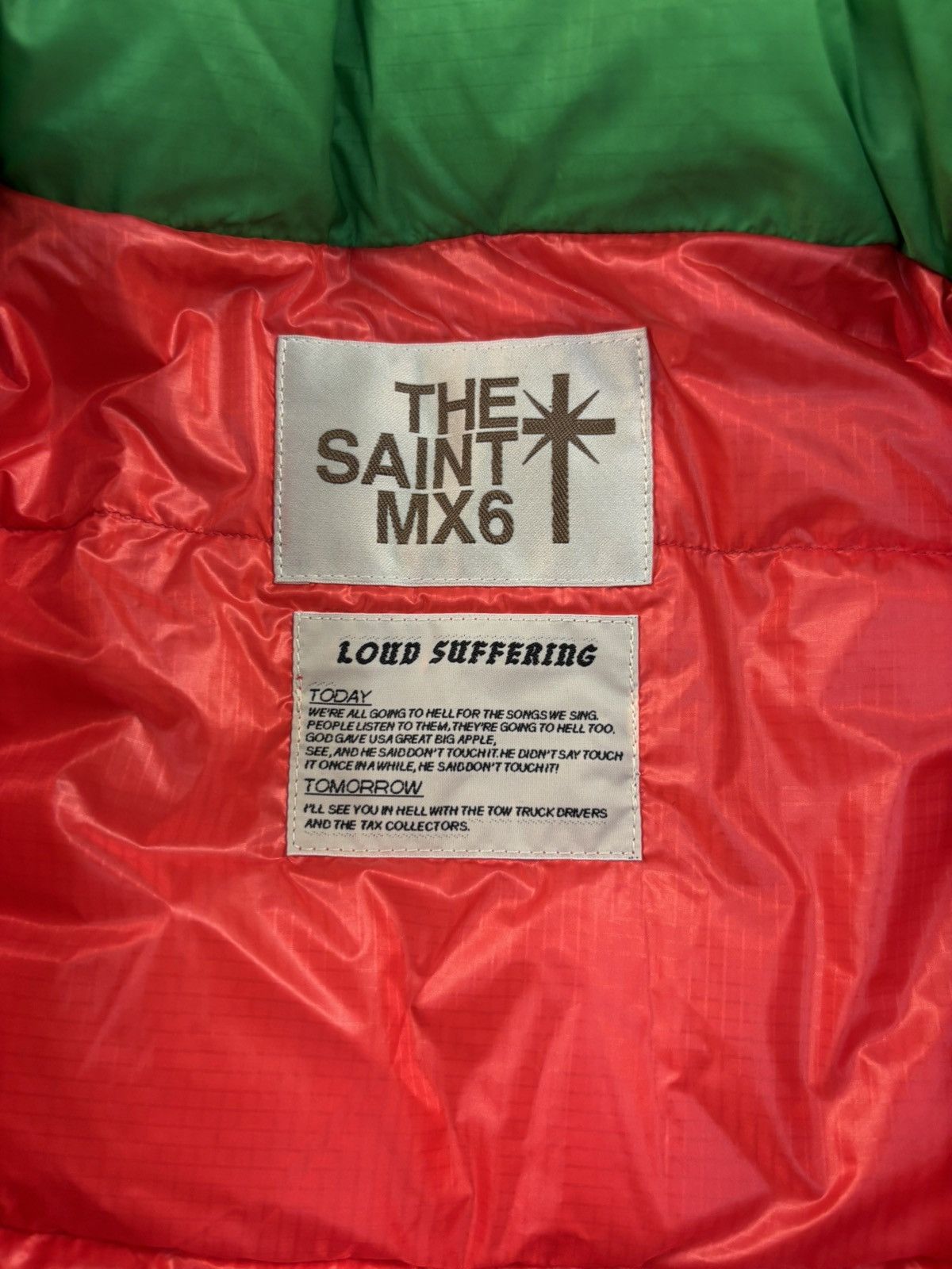 Saint Michael The Saint Mxxxxxx Down Jacket, Green Size US L / EU 52-54 / 3 - 9 Thumbnail
