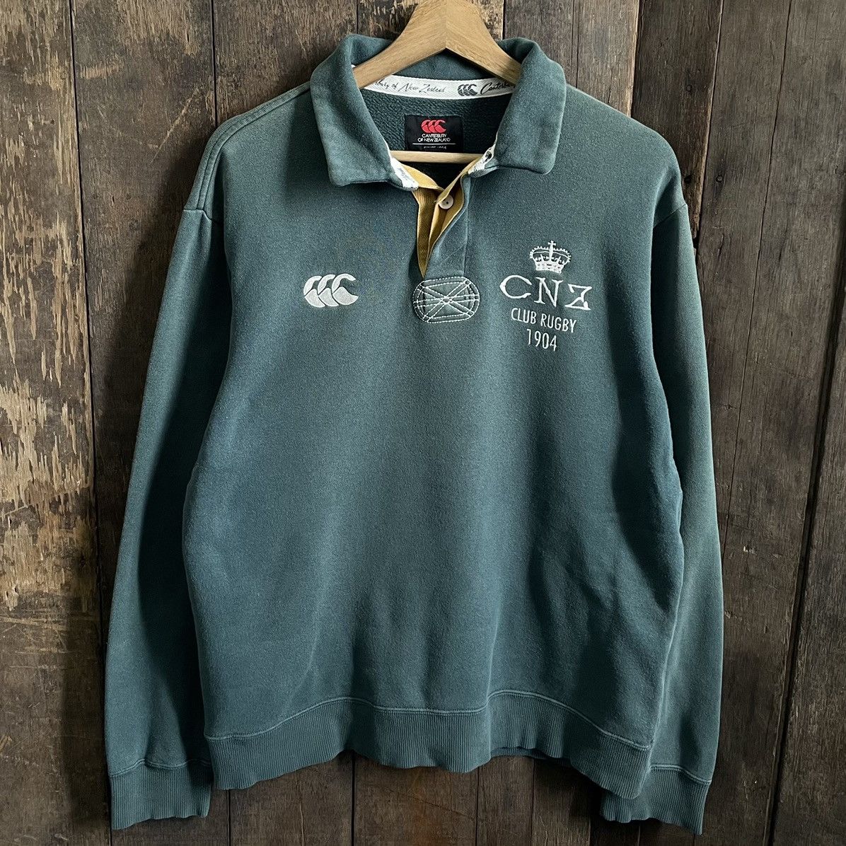 Vintage Canterbury Of New Zealand Button Up