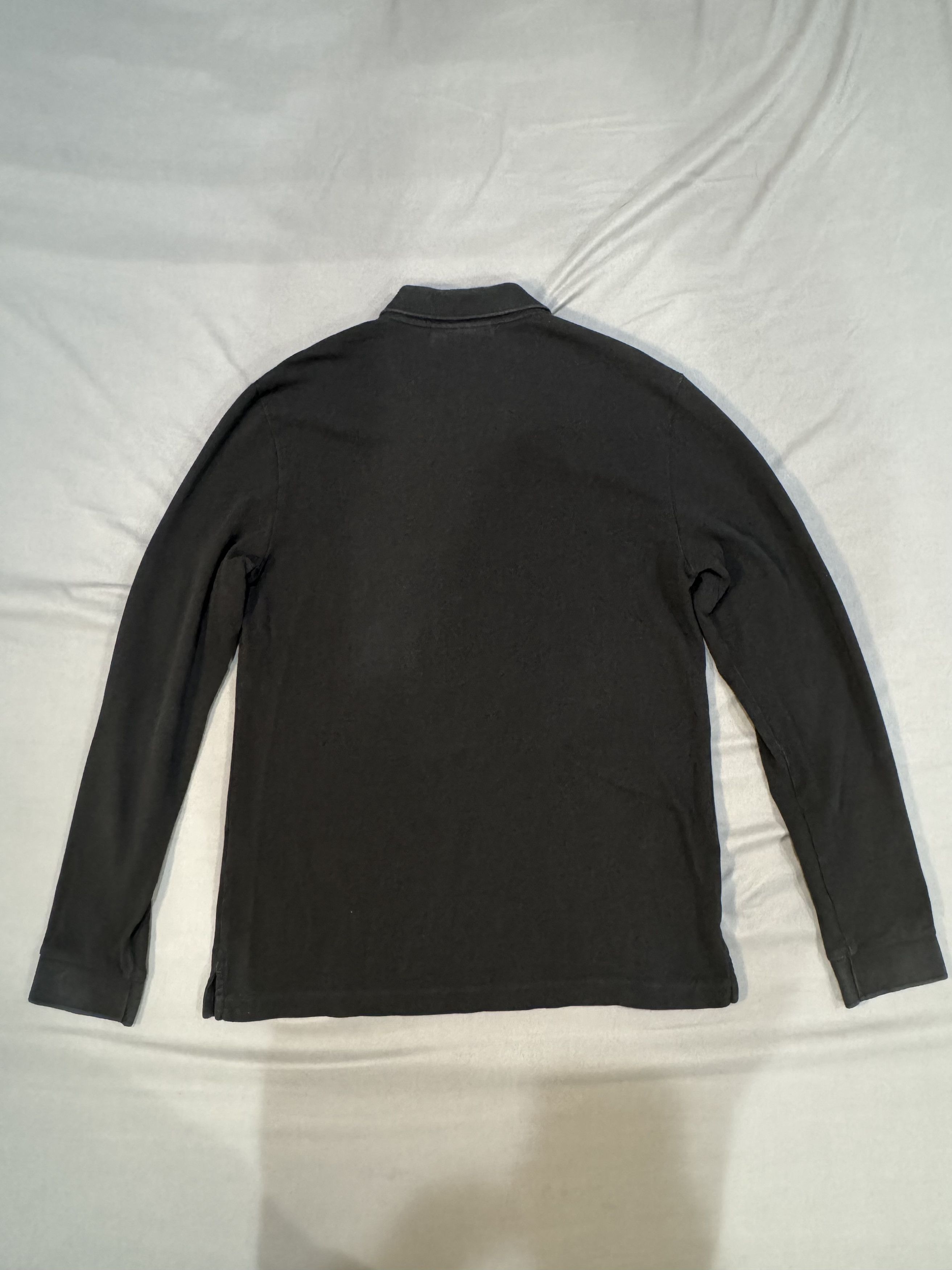 Burberry Burberry Black Oxford long-sleeved polo shirt Size US M / EU 48-50 / 2 - 2 Thumbnail