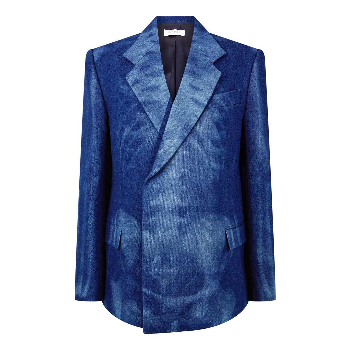 o1g2r1mq0226 Double-Breasted Jacket in Blue