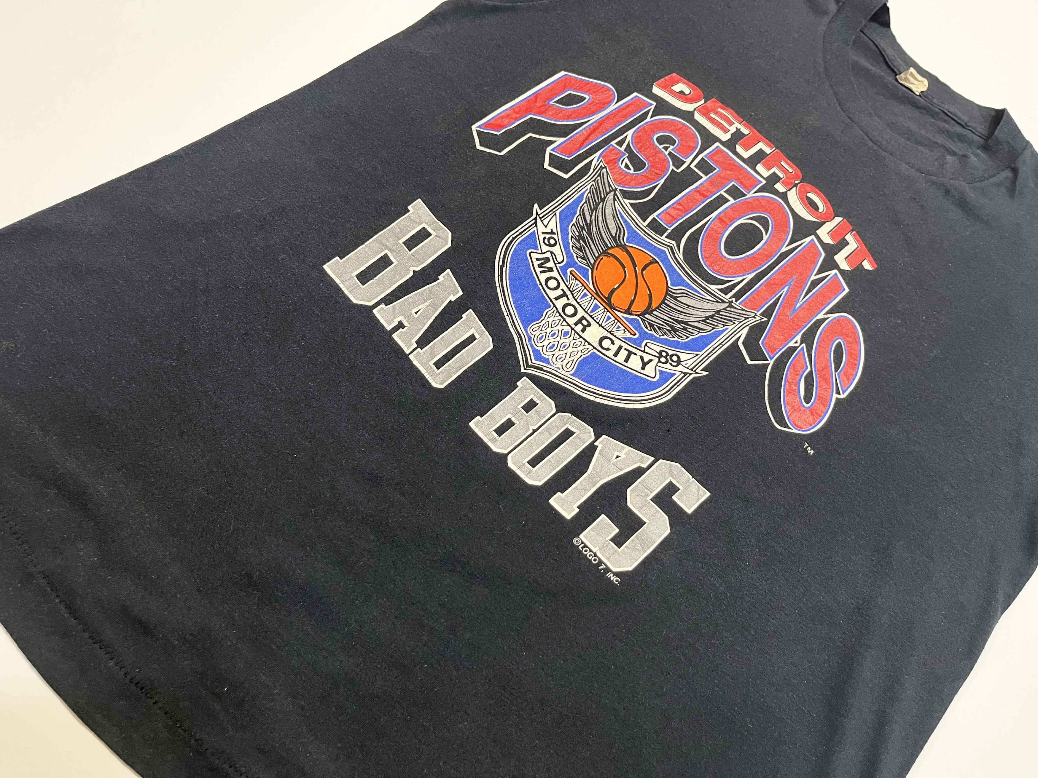 Vintage Vintage Screen Stars NBA Detroit Pistons Bad Boys T-Shirt Size US L / EU 52-54 / 3 - 4 Thumbnail