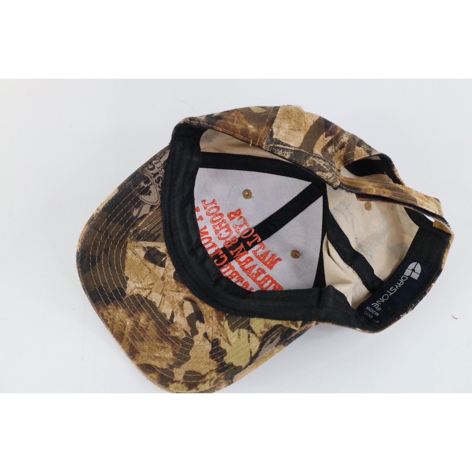 Vintage Vintage 90s Mattoxs Firearm School Camouflage Hat Size ONE SIZE - 8 Thumbnail
