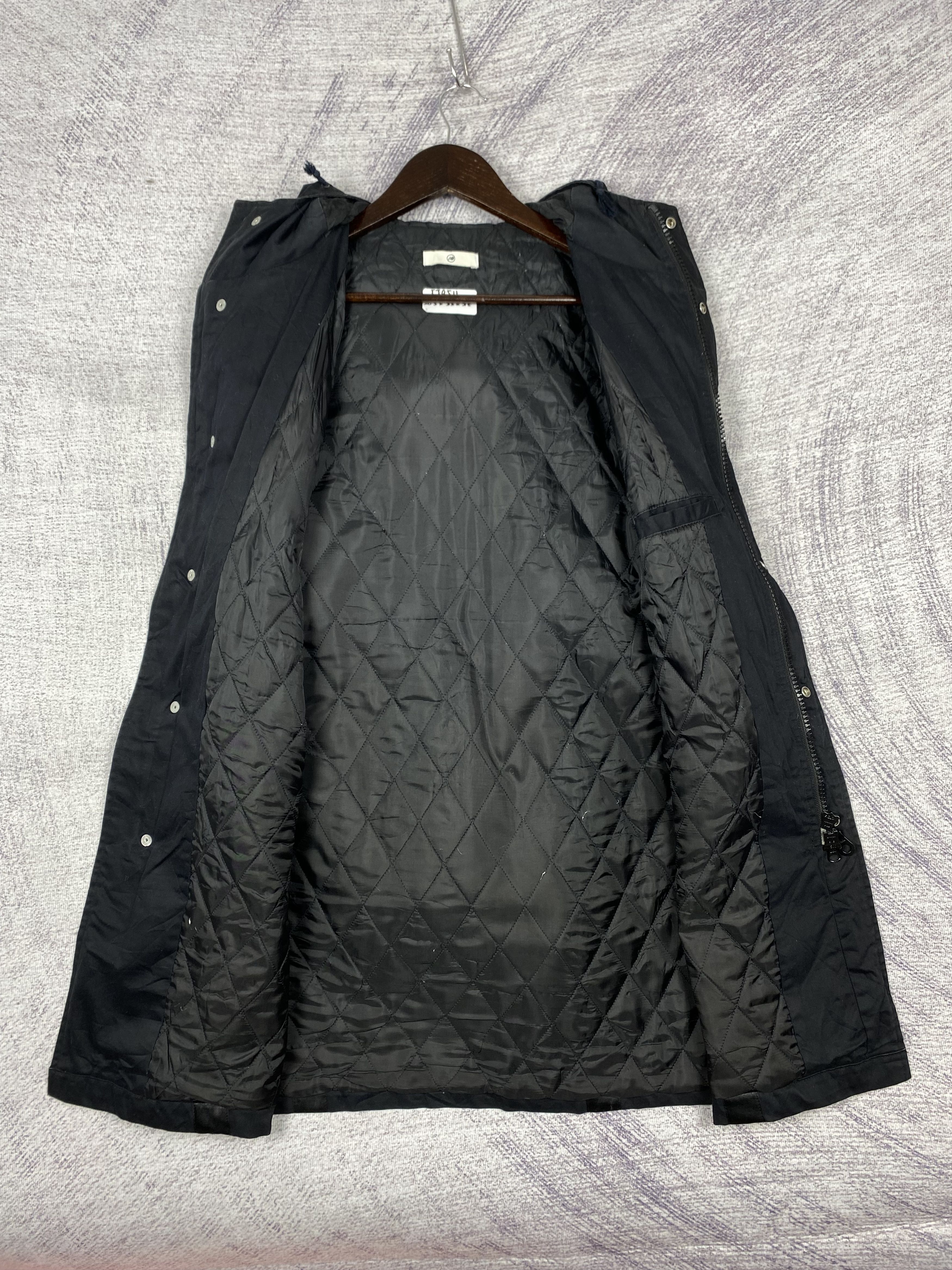 New Balance Vintage New Balance Black Hooded Satin-Trim Jacket Size US M / EU 48-50 / 2 - 6 Thumbnail