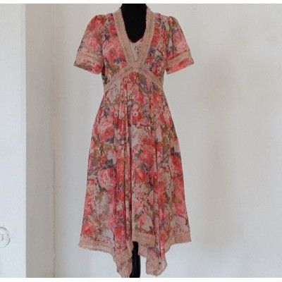 Anthropologie ANTHROPOLOGIE Rose Bouquet Dress By RANNA GILL size S FAB BO Size S / US 4 / IT 40 - 5 Thumbnail