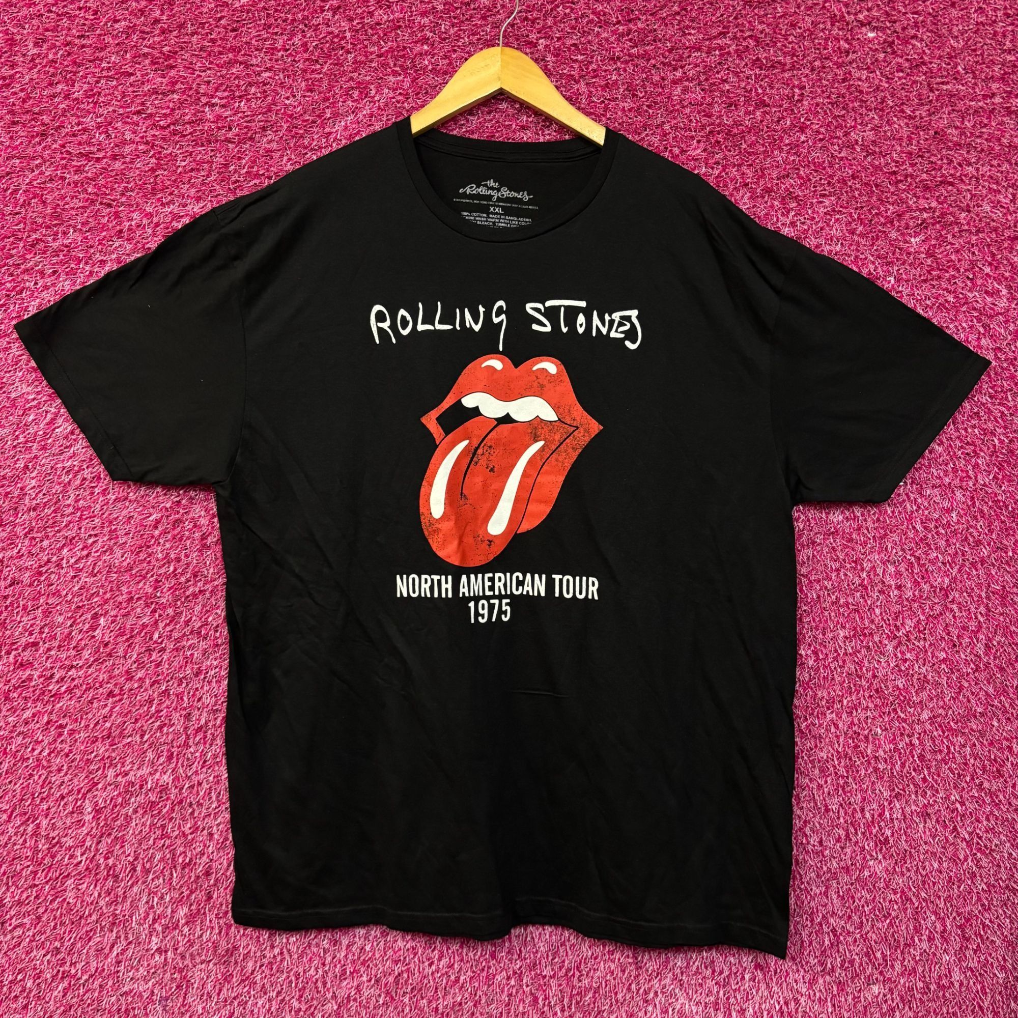 The Rolling Stones The Rolling Stones Hot Lips North American Tour 1975 T-Shirt Size US XXL / EU 58 / 5 - 1 Thumbnail