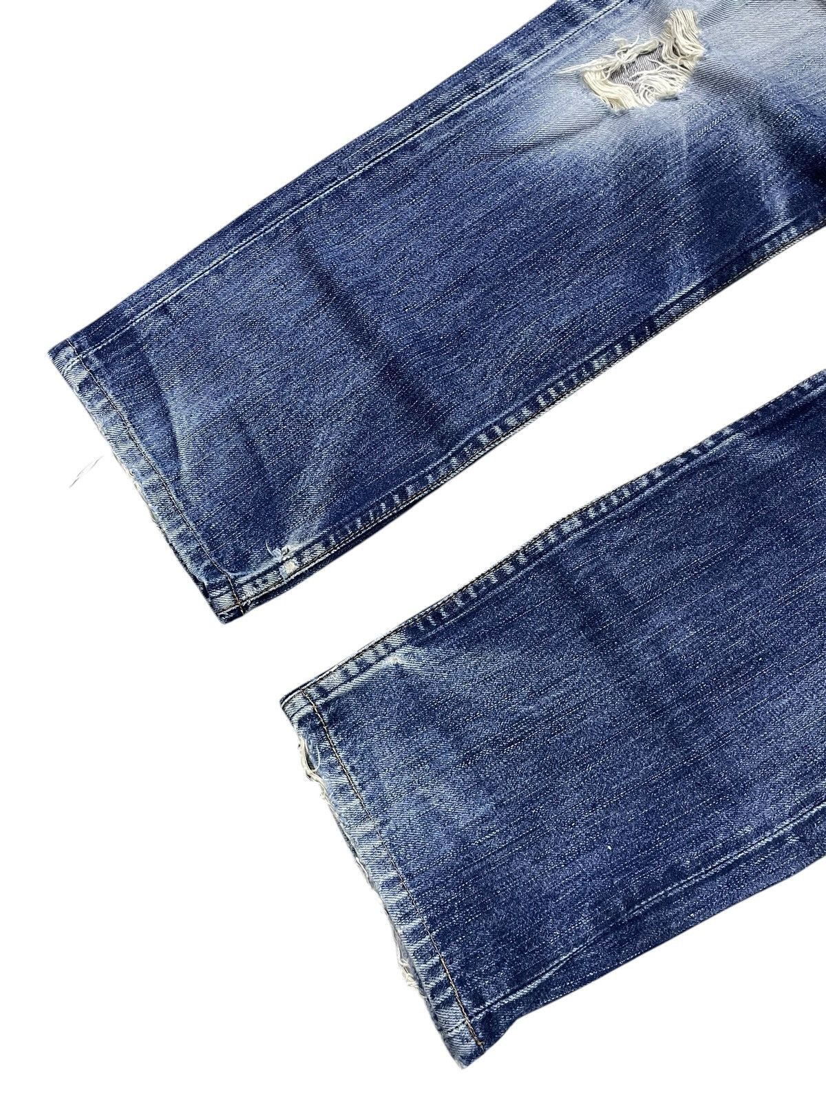 Levi's × Vintage Vintage Levis 505 Distressed Aging Loose Jeans Size US 31 - 5 Thumbnail