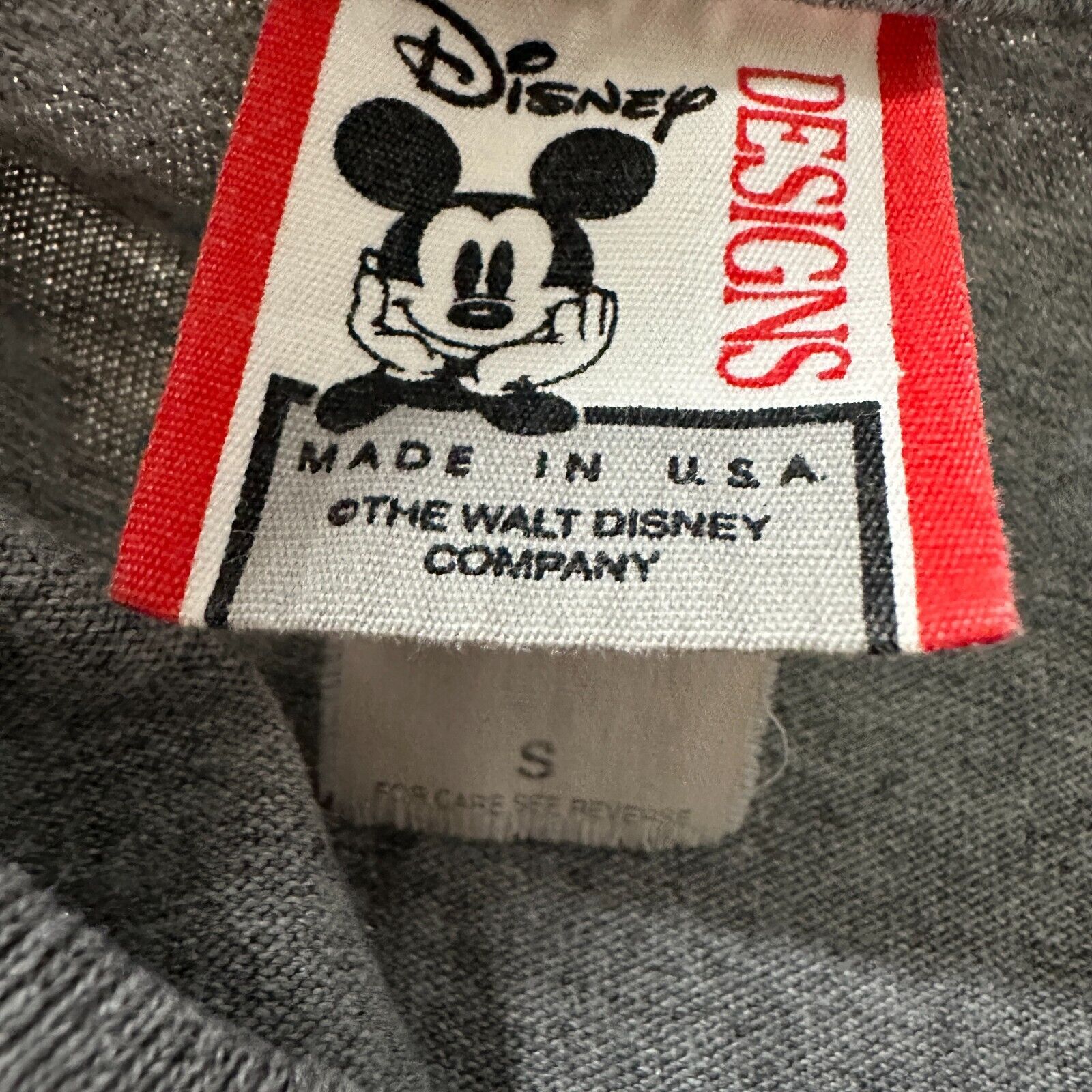 Disney Vintage Walt Disney World T-Shirt Mens Small Heather Gray Size US S / EU 44-46 / 1 - 5 Thumbnail