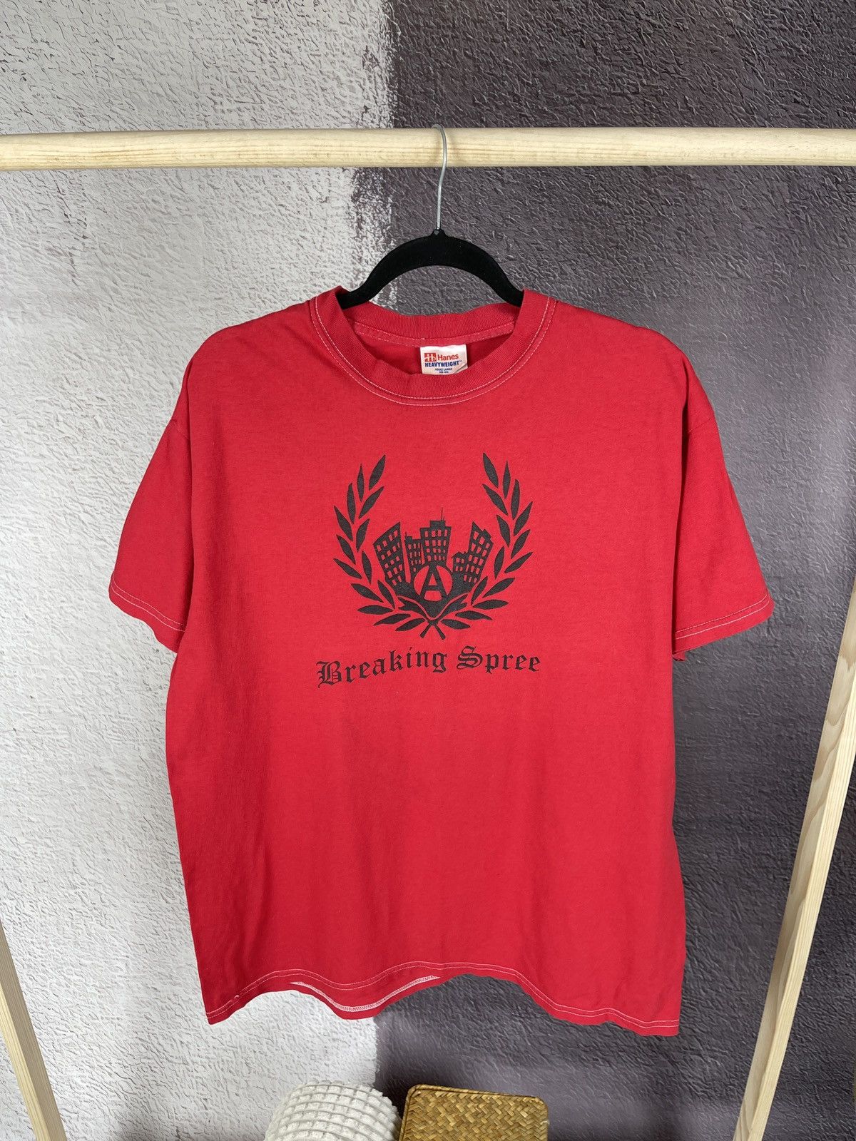 Band Tees Hanes vintage y2k Breaking Spree 2001 hype tee shirt Size US L / EU 52-54 / 3 - 1 Thumbnail