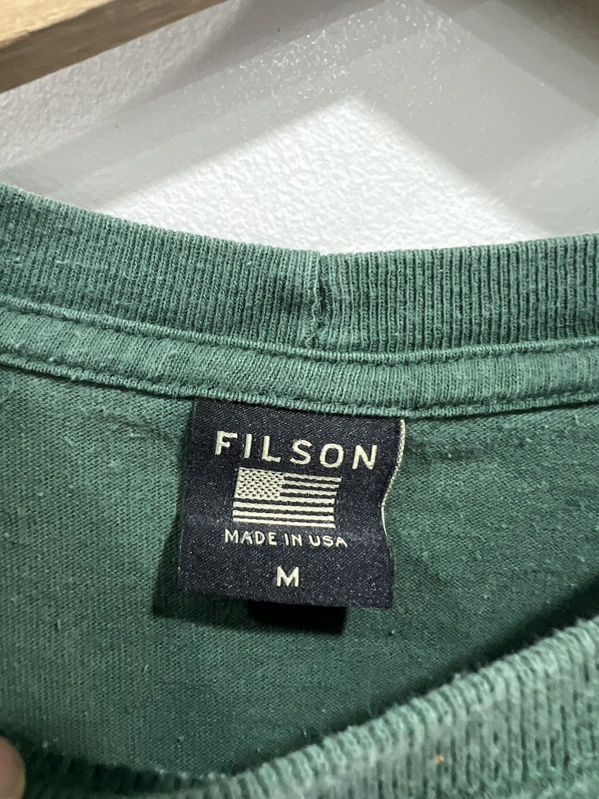Filson CC Filson Tee Shirt Forest Green Faded jacket Size US M / EU 48-50 / 2 - 3 Thumbnail