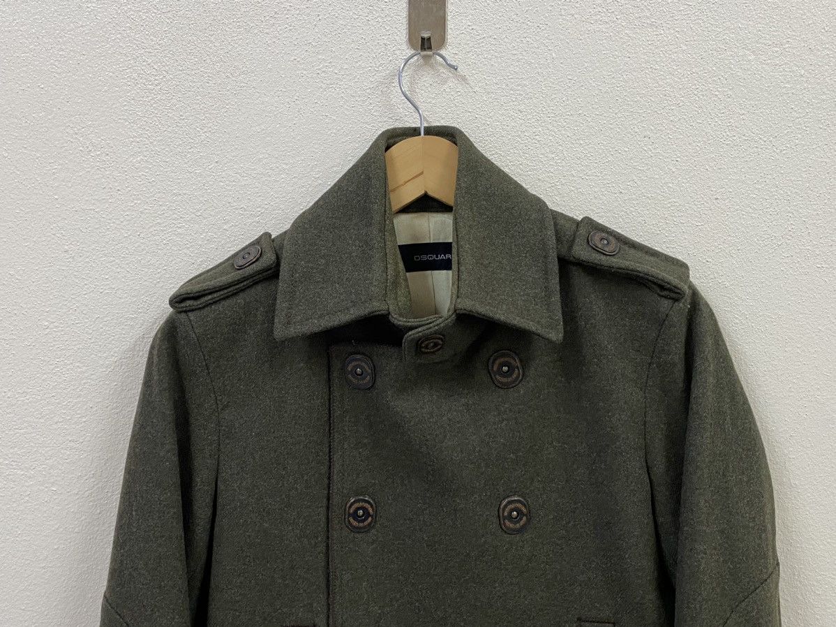 Dsquared2 DSQUARED 2 Jacket Military Style - Wool Size US M / EU 48-50 / 2 - 5 Thumbnail
