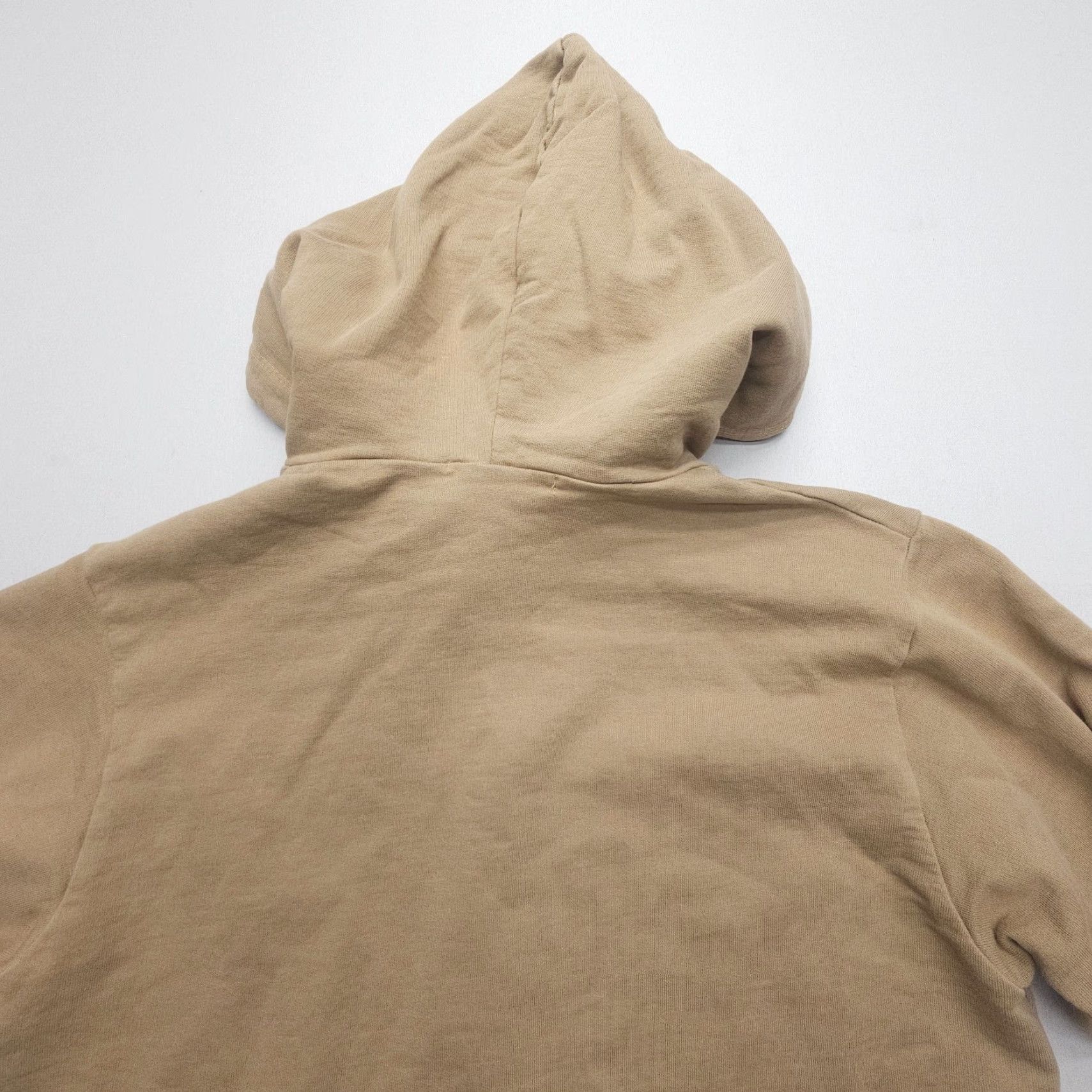Dime Rustic Dime Hoodie Mens Small Tan USA Made 100% Cotton Pullover Workwear Size US S / EU 44-46 / 1 - 7 Thumbnail