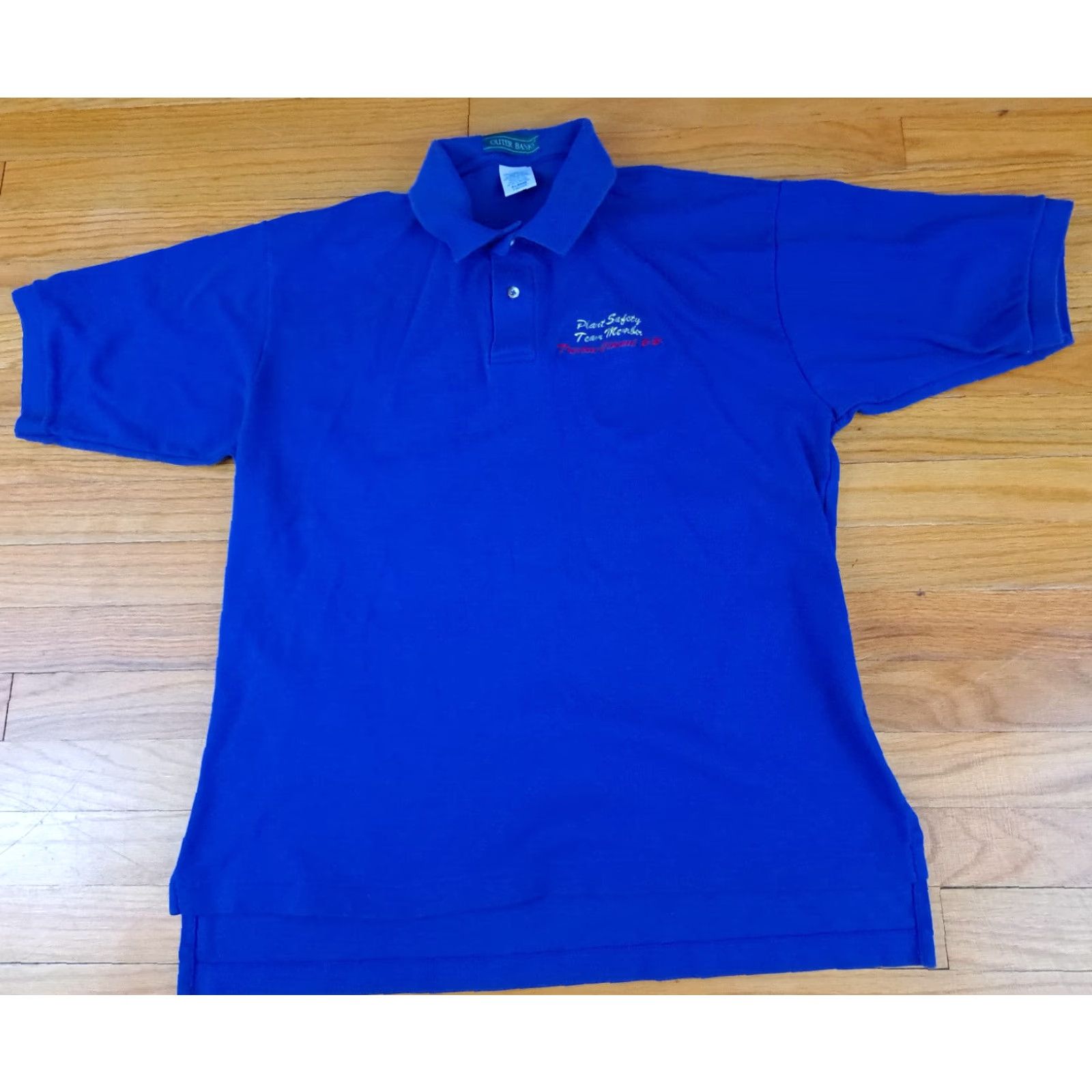 Chanel VINTAGE Trenton Channel Plant Safety Team Member 1/4 Button Embroidered XL USA Shirt Size US XL / EU 56 / 4 - 2 Thumbnail