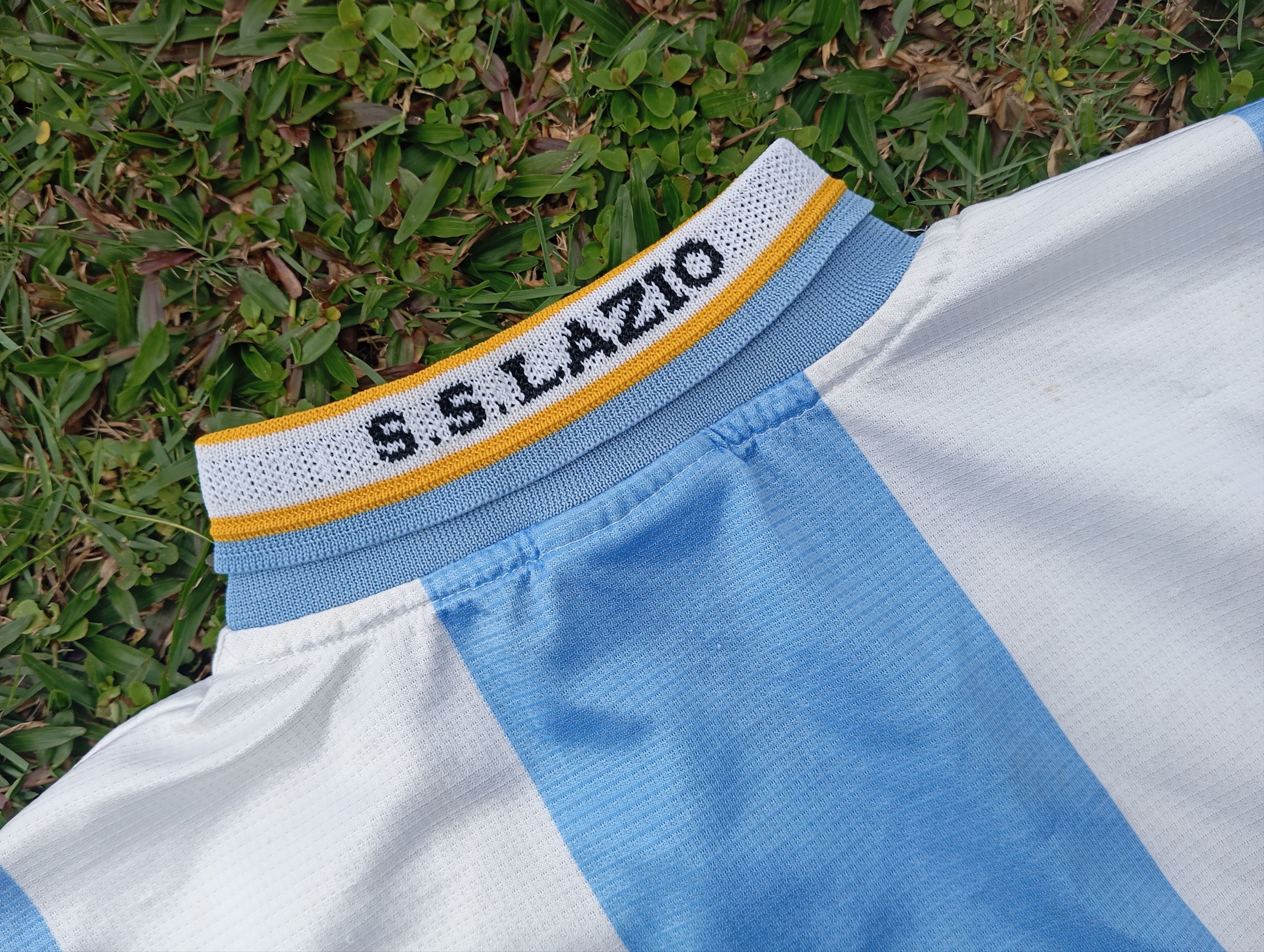 Vintage RARE Vtg 99/00 Lazio jersey ⚽🇮🇹 European Champions League Size US XL / EU 56 / 4 - 4 Thumbnail