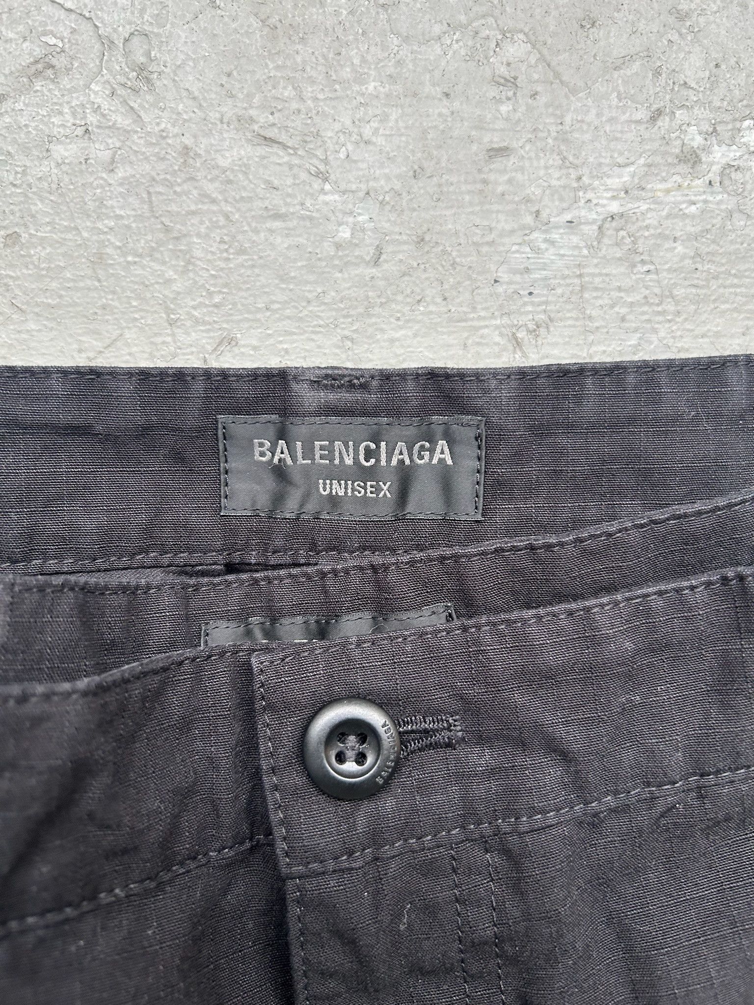 Balenciaga Balenciaga Black Apron Cargos Size US 34 / EU 50 - 5 Thumbnail