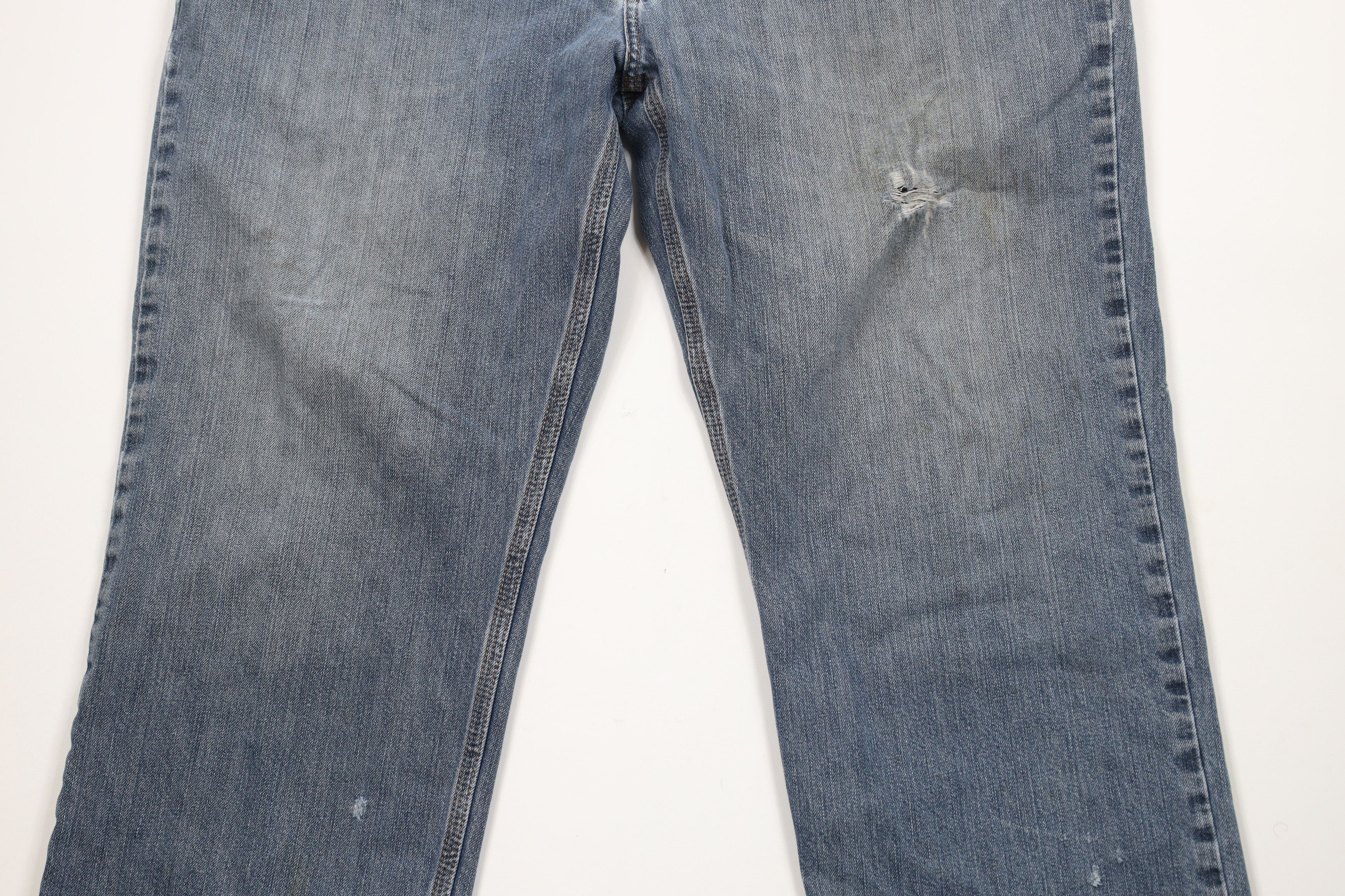 Carhartt × Vintage Vintage Carhartt Distressed Relaxed Fit Denim Jeans Blue Size US 40 / EU 56 - 3 Thumbnail