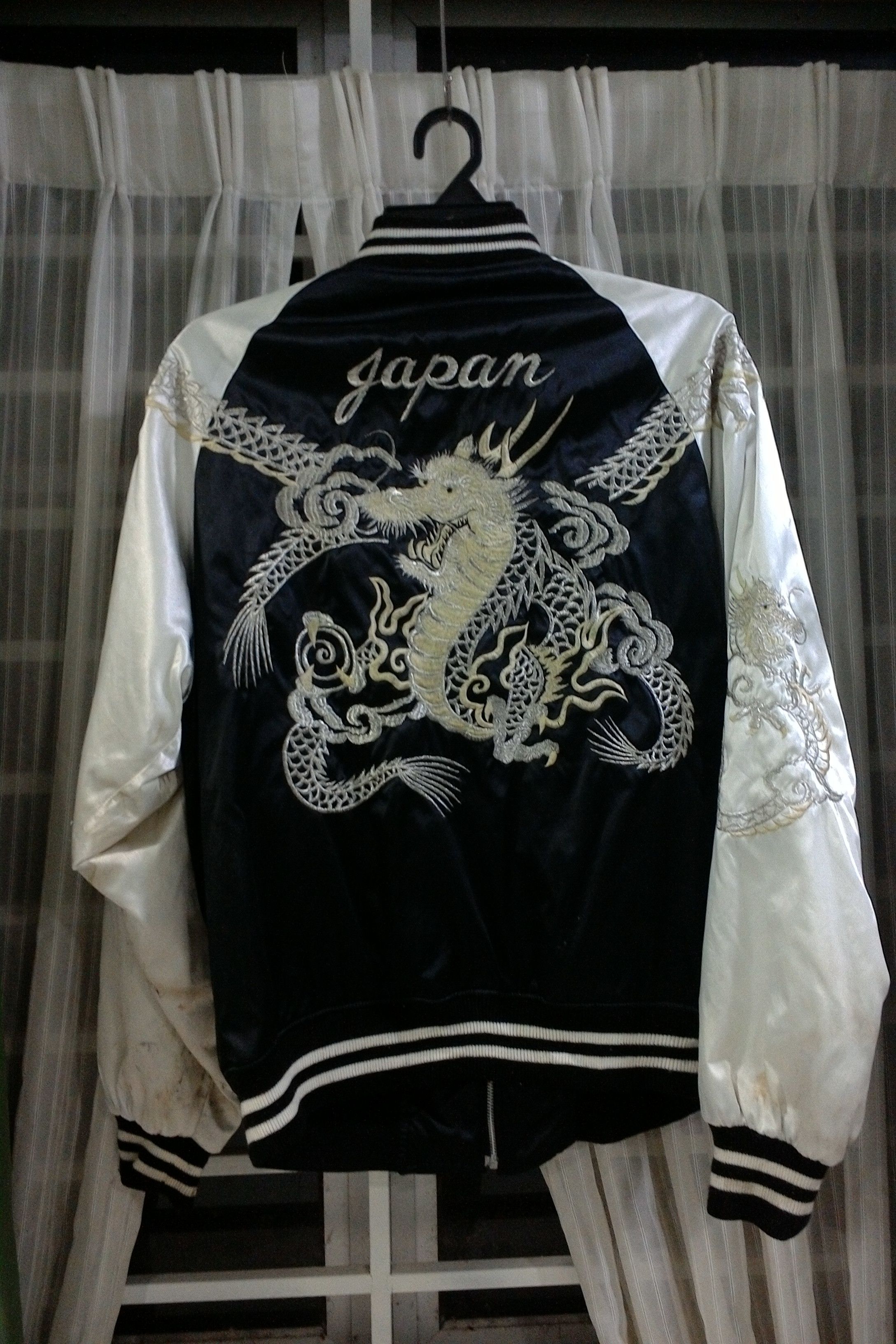 Japanese Brand Vintage Sukajan Dragon embroidery Size US L / EU 52-54 / 3 - 2 Thumbnail