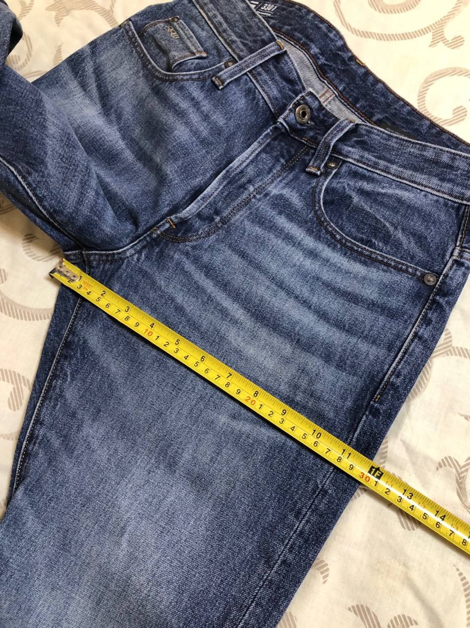 G-Star G-Star RAW 3301 Slim Straight Jeans Essential Size US 29 - 12 Thumbnail