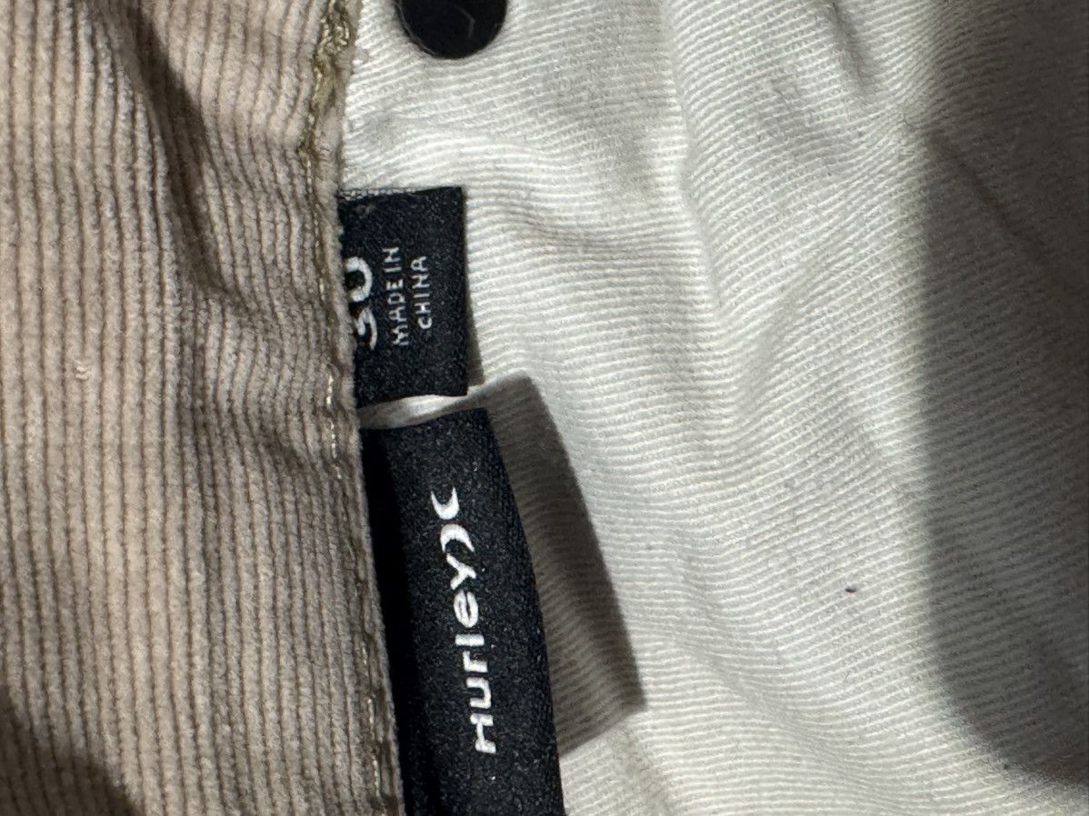 Hurley Hurley Beige Corduroy Straight Leg Light Tan Pants 2000s Y2k Size US 30 / EU 46 - 21 Thumbnail