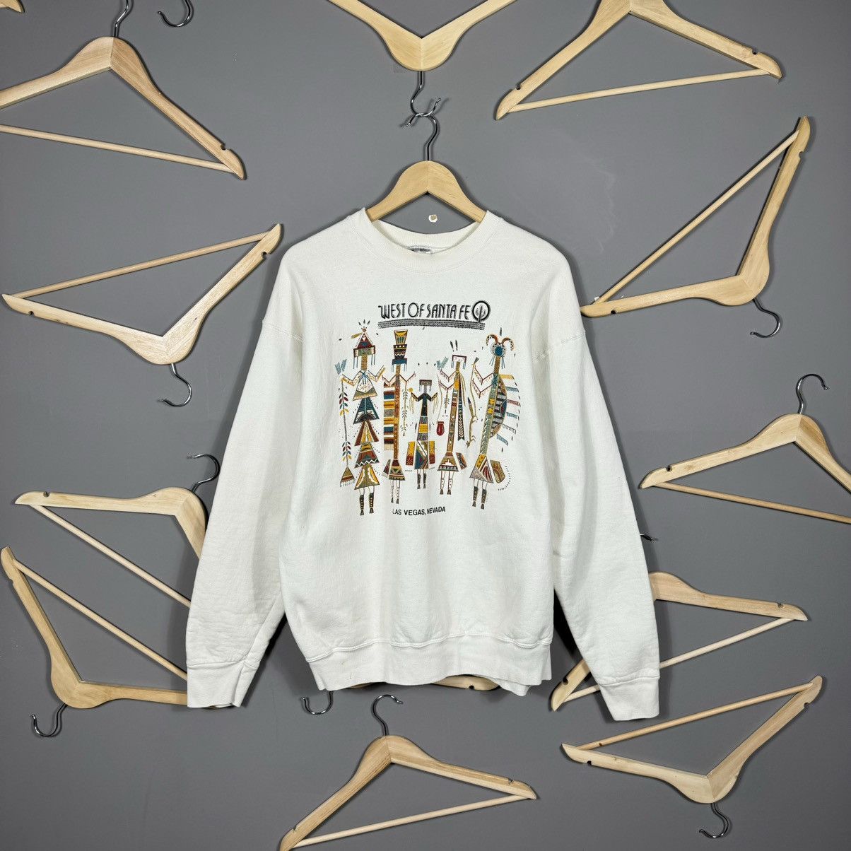 Vintage Vintage 90s Las Vegas Nevada Sweatshirt Size US XL / EU 56 / 4 - 1 Thumbnail