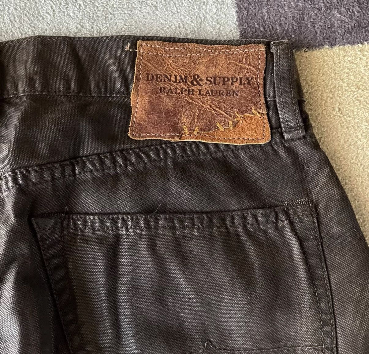 Denim & Supply Ralph Lauren Denim Supply Ralph Lauren Coated Canvas Pants K22 Size US 29 - 8 Thumbnail