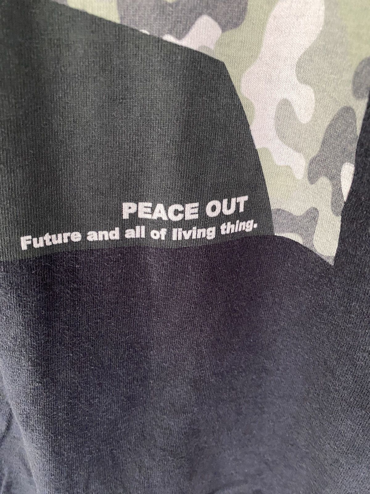 Anvil × General Research × Vintage 1990s Anvil Stop Biology war Peace Out tee Size US S / EU 44-46 / 1 - 5 Thumbnail