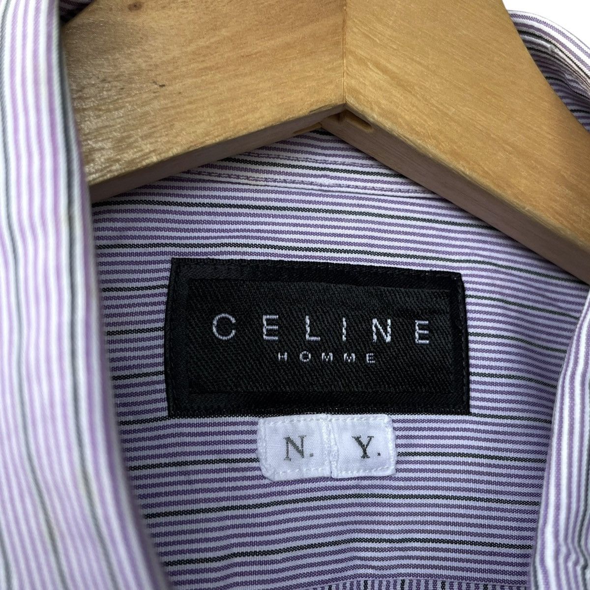 Celine Celine Homme Paris Designer Smart Casual Shirt Size US L / EU 52-54 / 3 - 7 Thumbnail