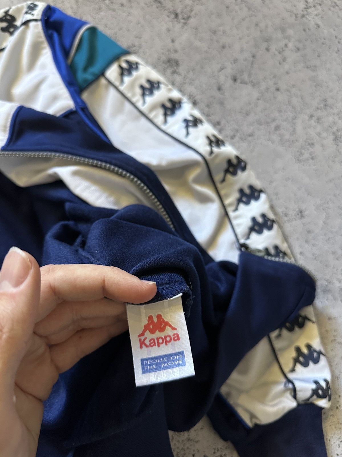 Kappa × Vintage Vintage 90s Kappa Track Jacket Lampas Y2K USA Size US S / EU 44-46 / 1 - 7 Thumbnail