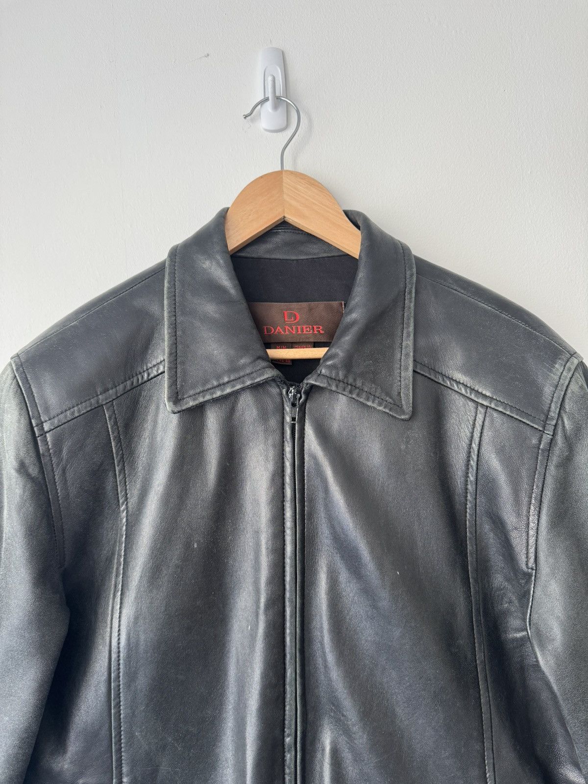 Danier × Vintage Vintage Leather Jacket Size US M / EU 48-50 / 2 - 2 Thumbnail