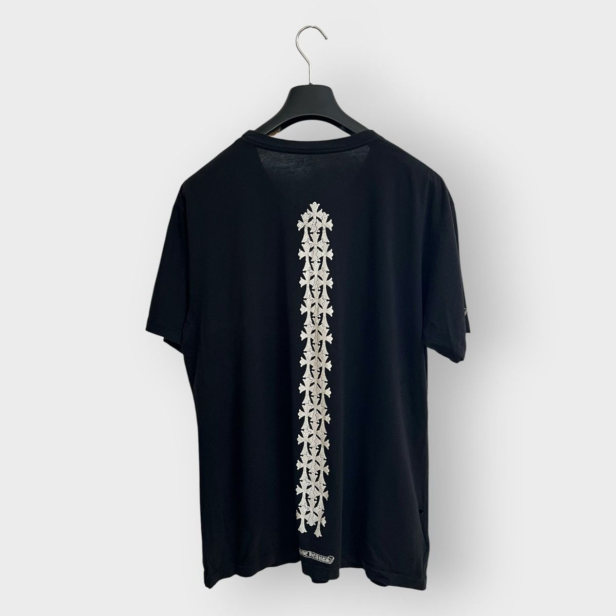Chrome Hearts STEAL! 2010s Chrome Hearts Spine Triple Cross Tee (XL) Size US XL / EU 56 / 4 - 1 Thumbnail