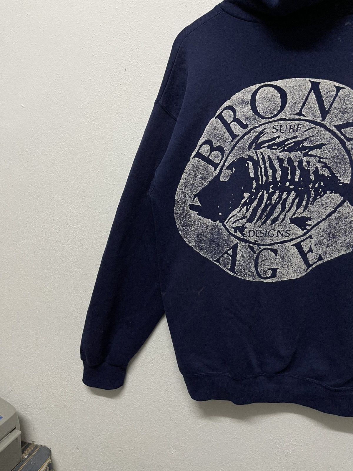 Vintage VINTAGE 90s BRONZE AGE SKATE SURF PULLOVER HOODIE Size US M / EU 48-50 / 2 - 16 Thumbnail