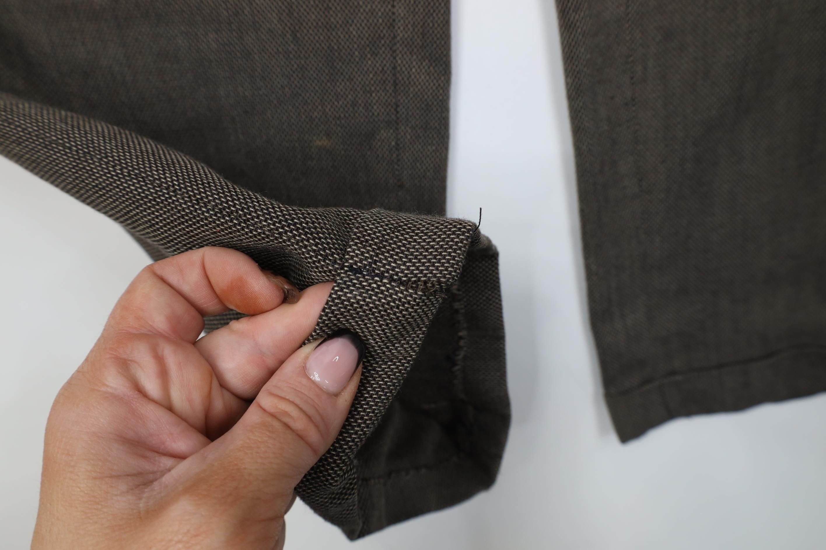 Vintage Vintage 90s Streetwear Gabardine Knit Wide Leg Chino Pants Size US 34 / EU 50 - 6 Thumbnail